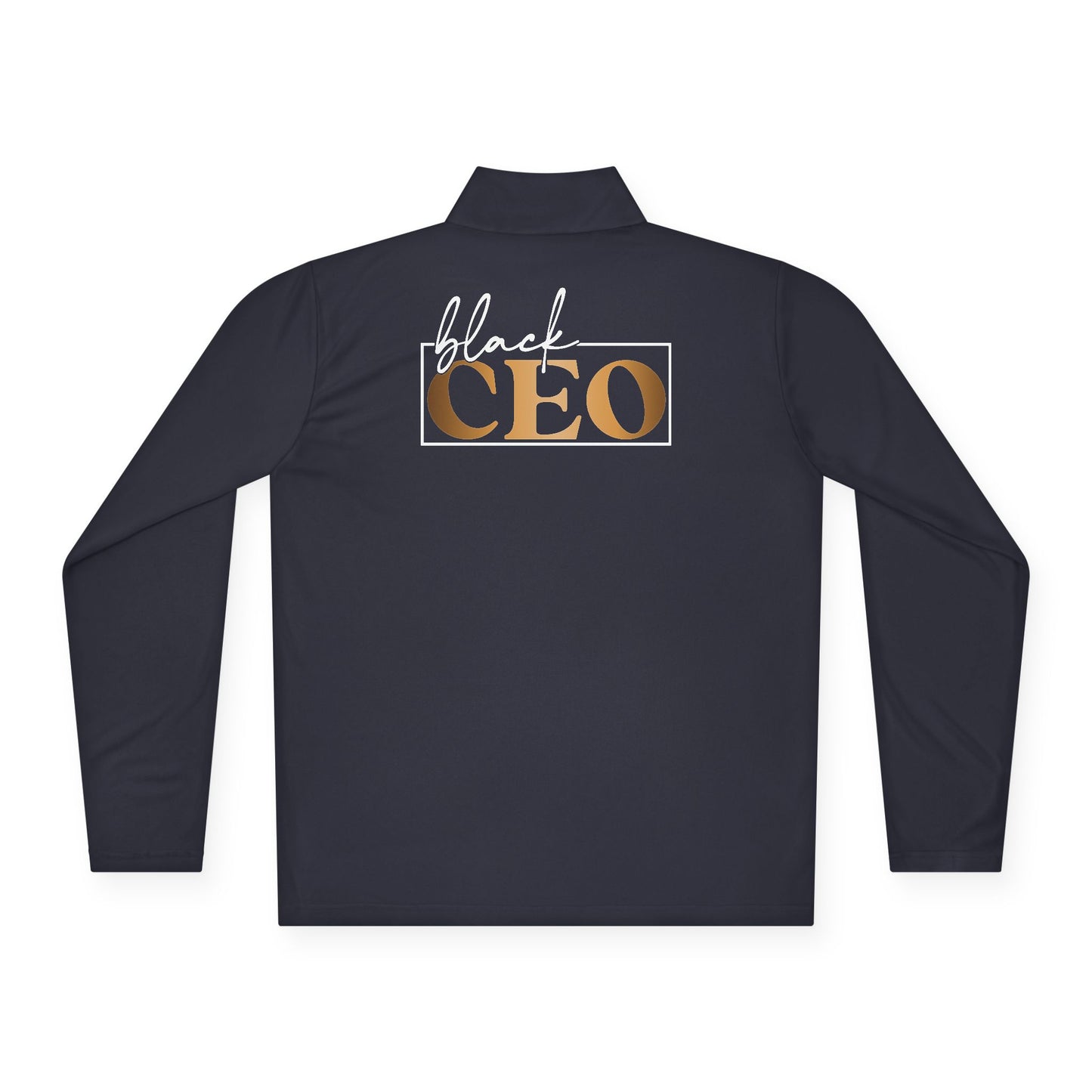 Black CEO |Quarter Zip Pullover| 1-Sided Print
