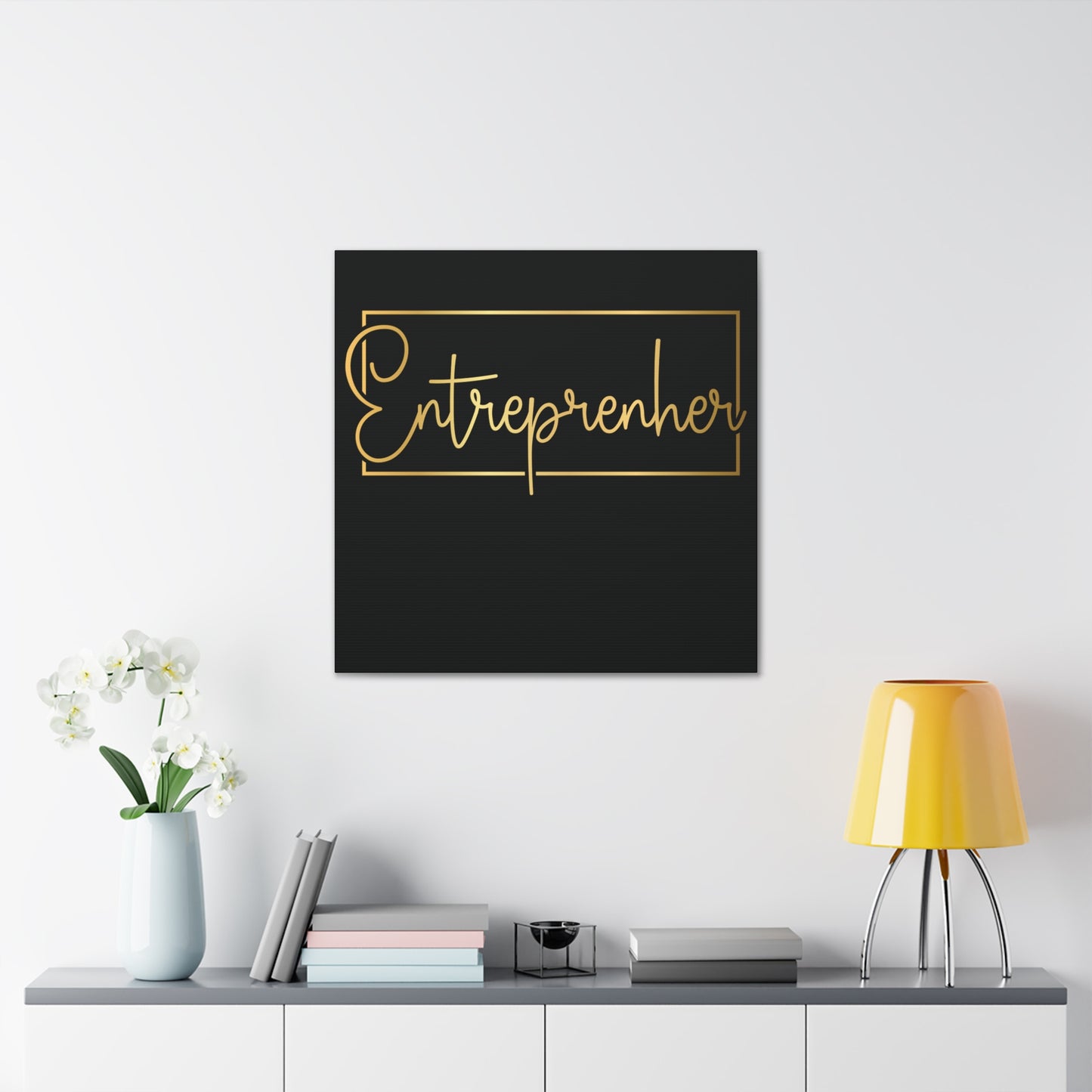 Entrepreneur | Canvas Gallery Wrap | Black Background