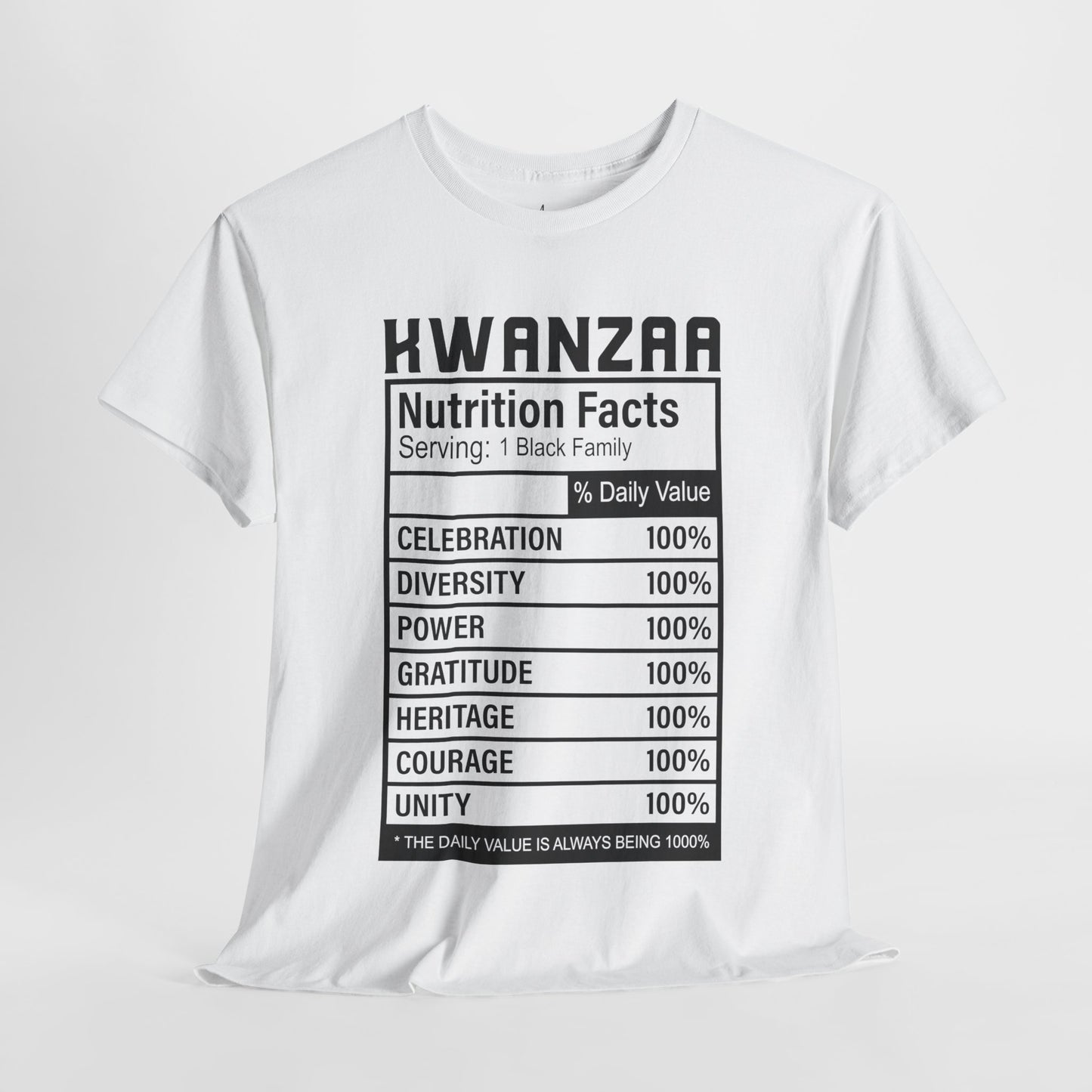Kwanza Nutritional Facts | T-Shirt