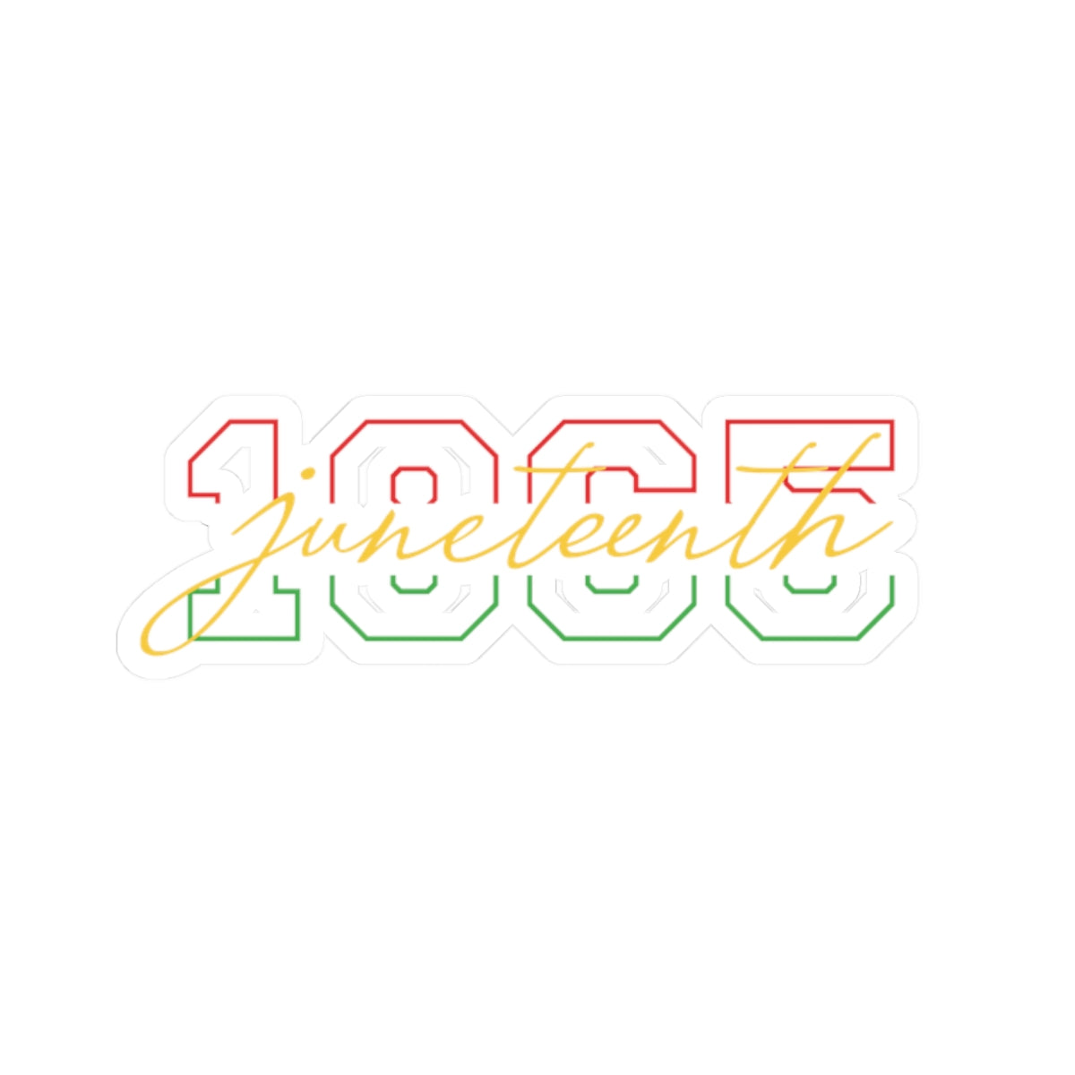 Juneteenth Multicolor (Version 1)| Kriss-Cut Stickers |