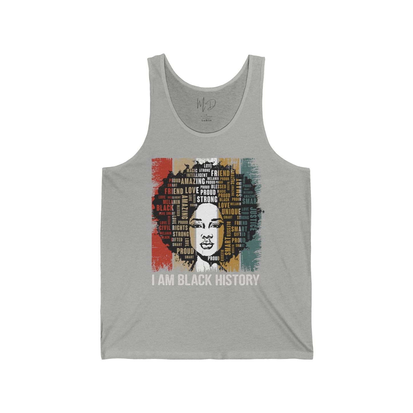 I Am Black History T-Shirt. Tank Top Unisex