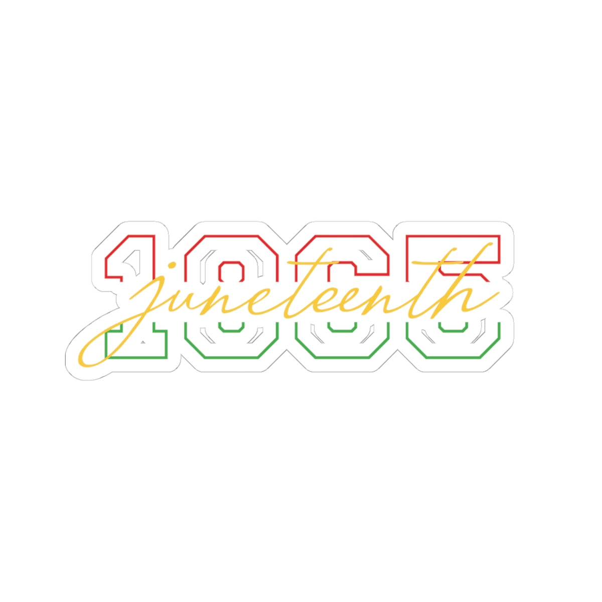 Juneteenth Multicolor (Version 1)| Kriss-Cut Stickers |