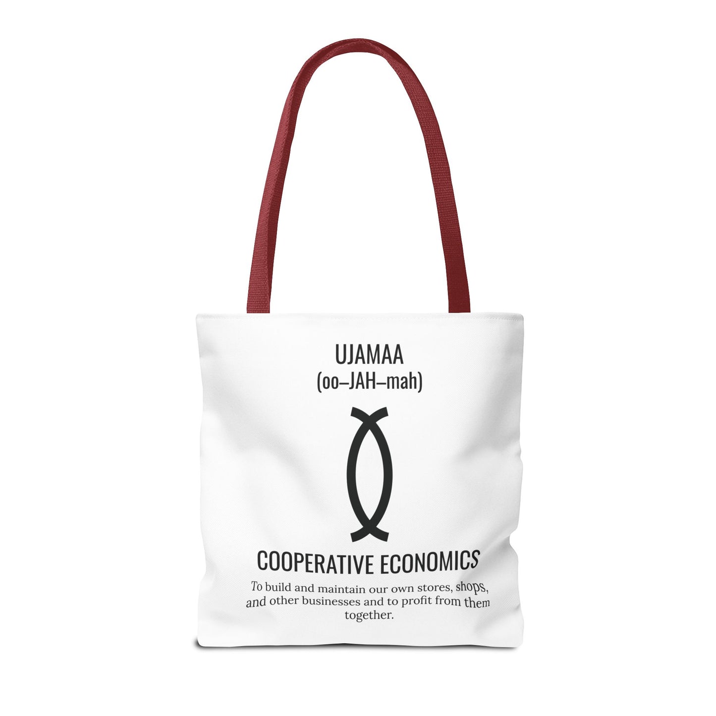Ujamaa (Day 4) |Cooperative Economics | Tote Bag | White
