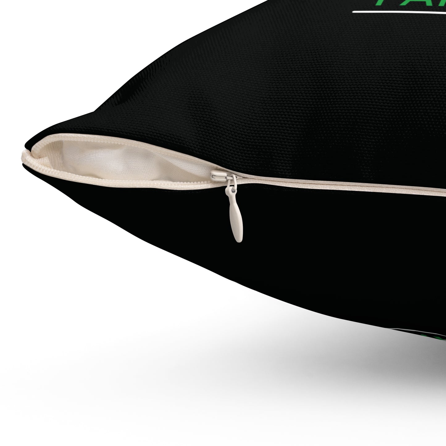 Kwanza Principles | Square Pillow |Black|