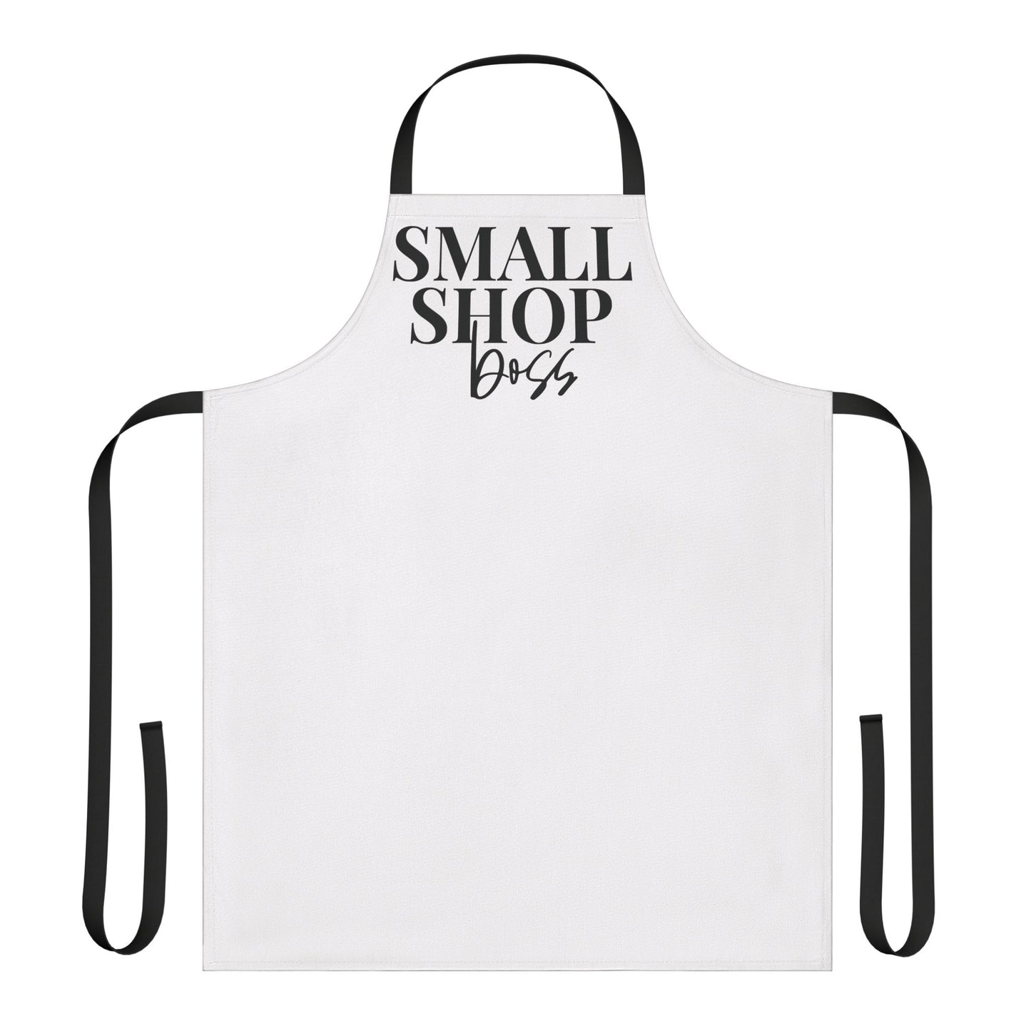 Small Business Shop Boss |Apron| White| Black Strap