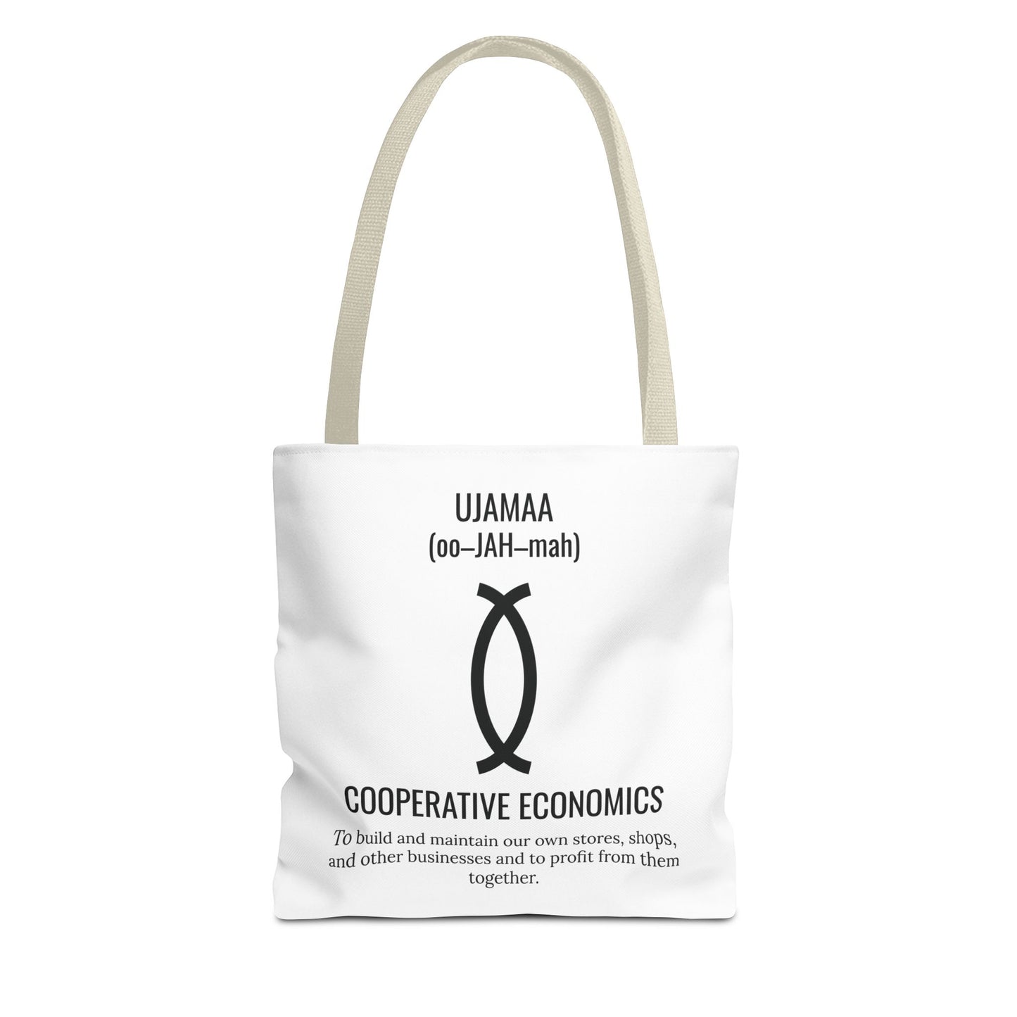 Ujamaa (Day 4) |Cooperative Economics | Tote Bag | White
