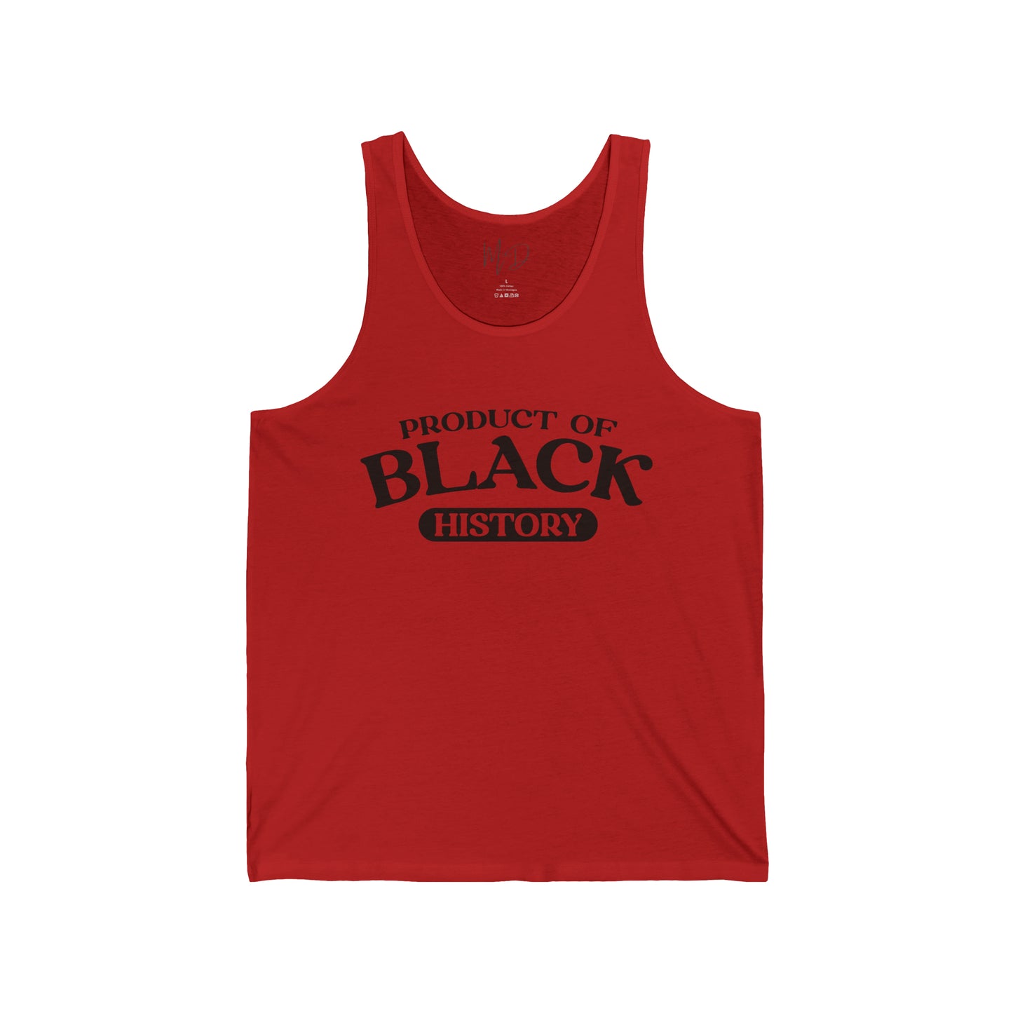 Product of Black History Unisex Tank Top