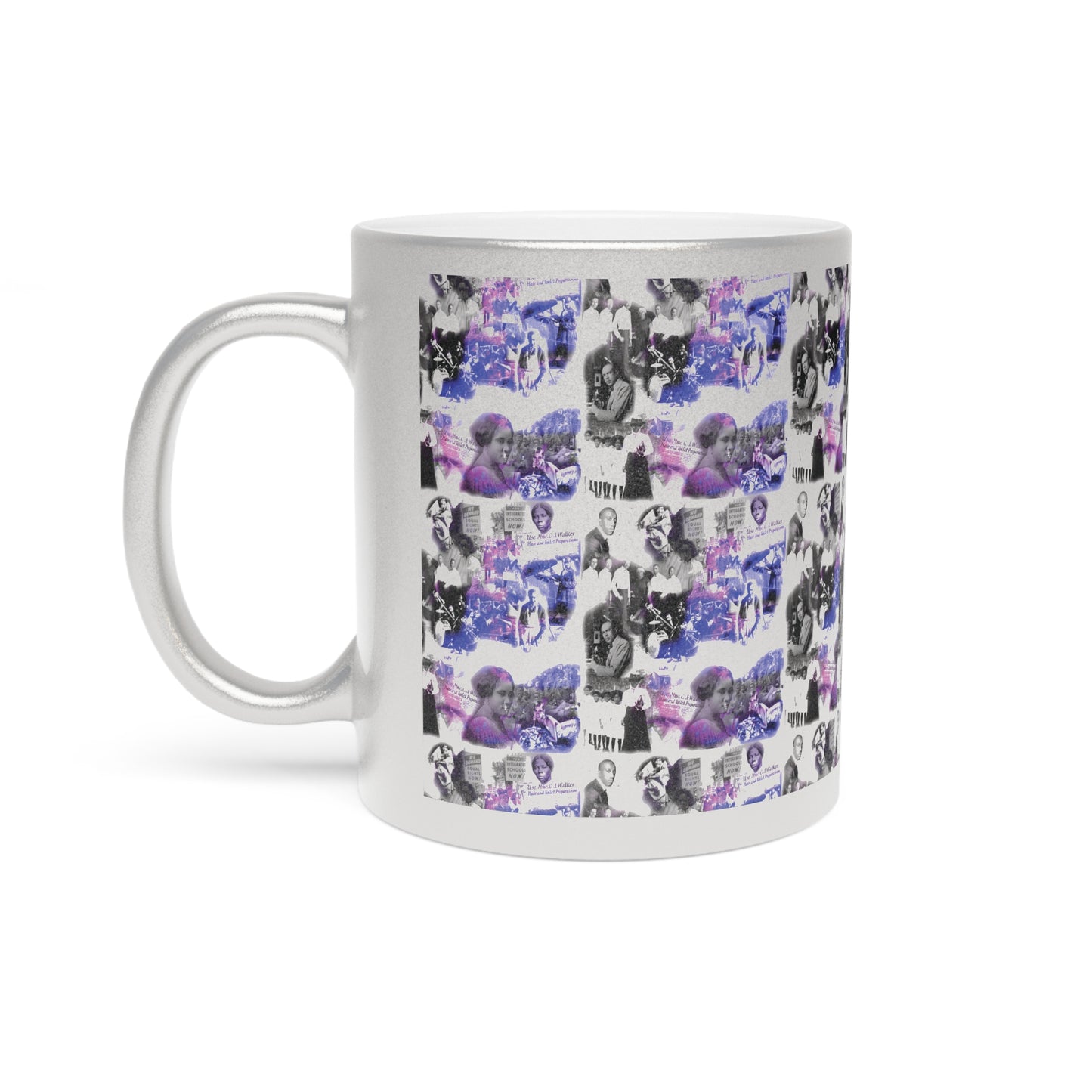 Black History 1920's Greatness (Purple) (Silver Metallic Version) |Coffee & Tea Mug | Full Print| 11 Oz.