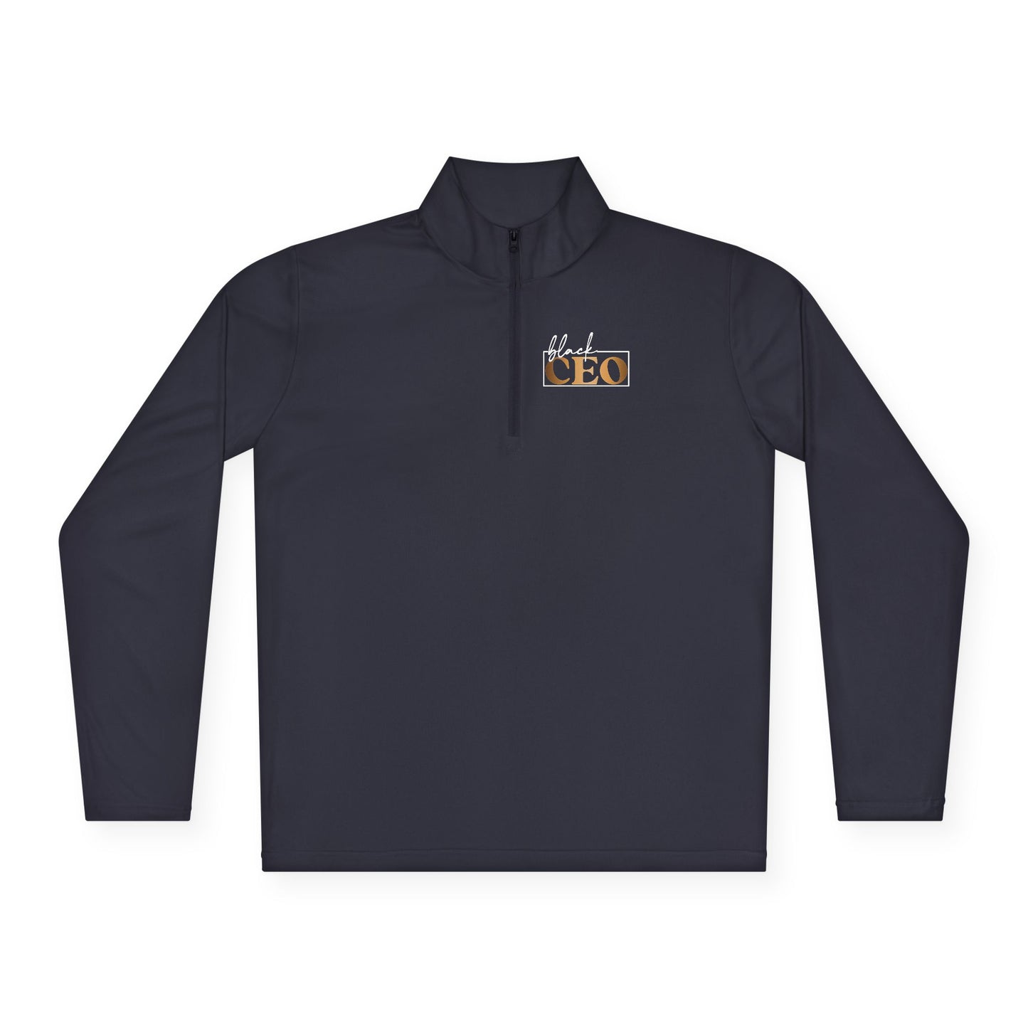 Black CEO |Quarter Zip Pullover| 2-Sided Print