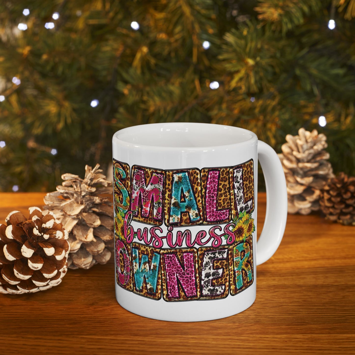 Small Business Owner | Version 2 | 11oz or 15 oz Mug| White