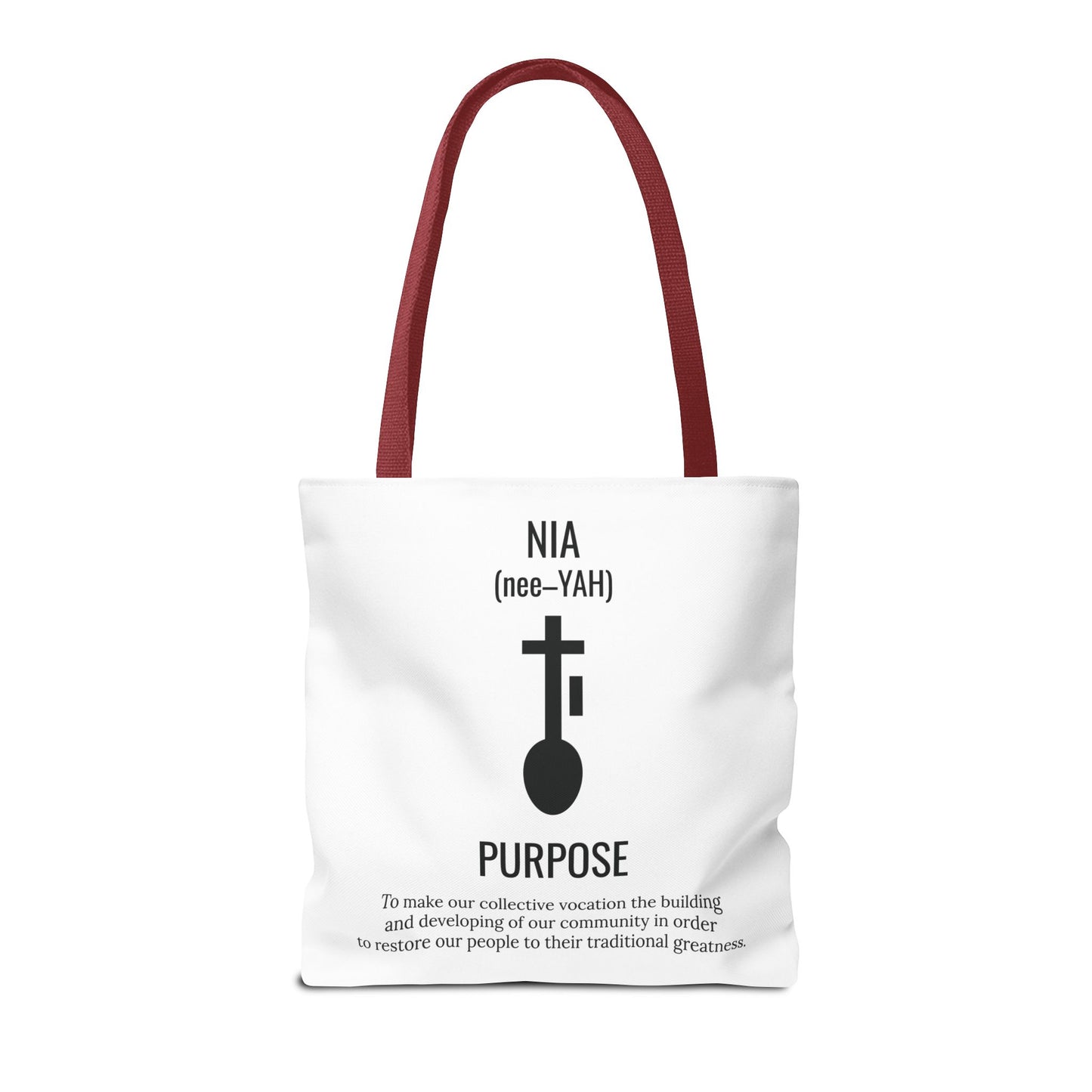 Nia (Day 5) | Purpose | Tote Bag | White