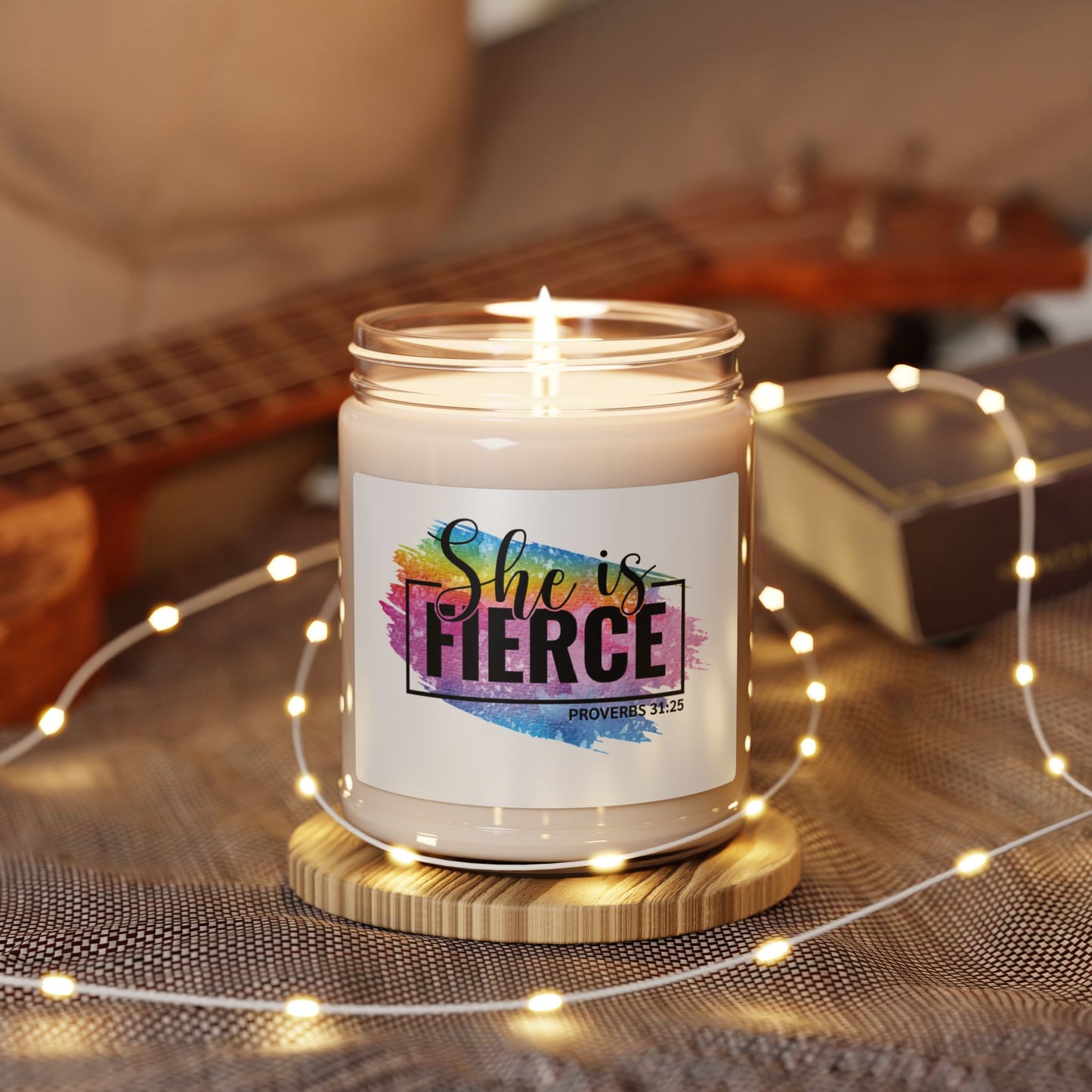 She Is Fierce | Candle | (White Label) | 9 Oz