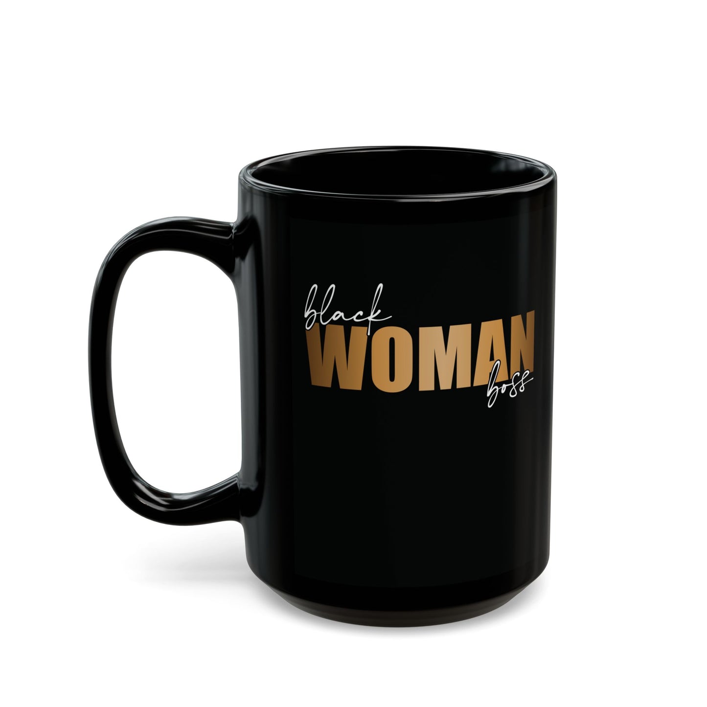 Black Women Boss| 11oz or 15 oz Mug| Black