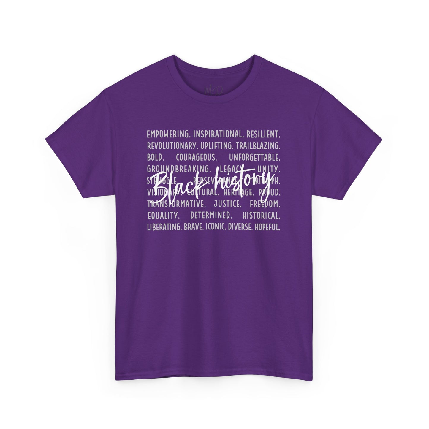 Black History - Empowerment | White Font | T-Shirt