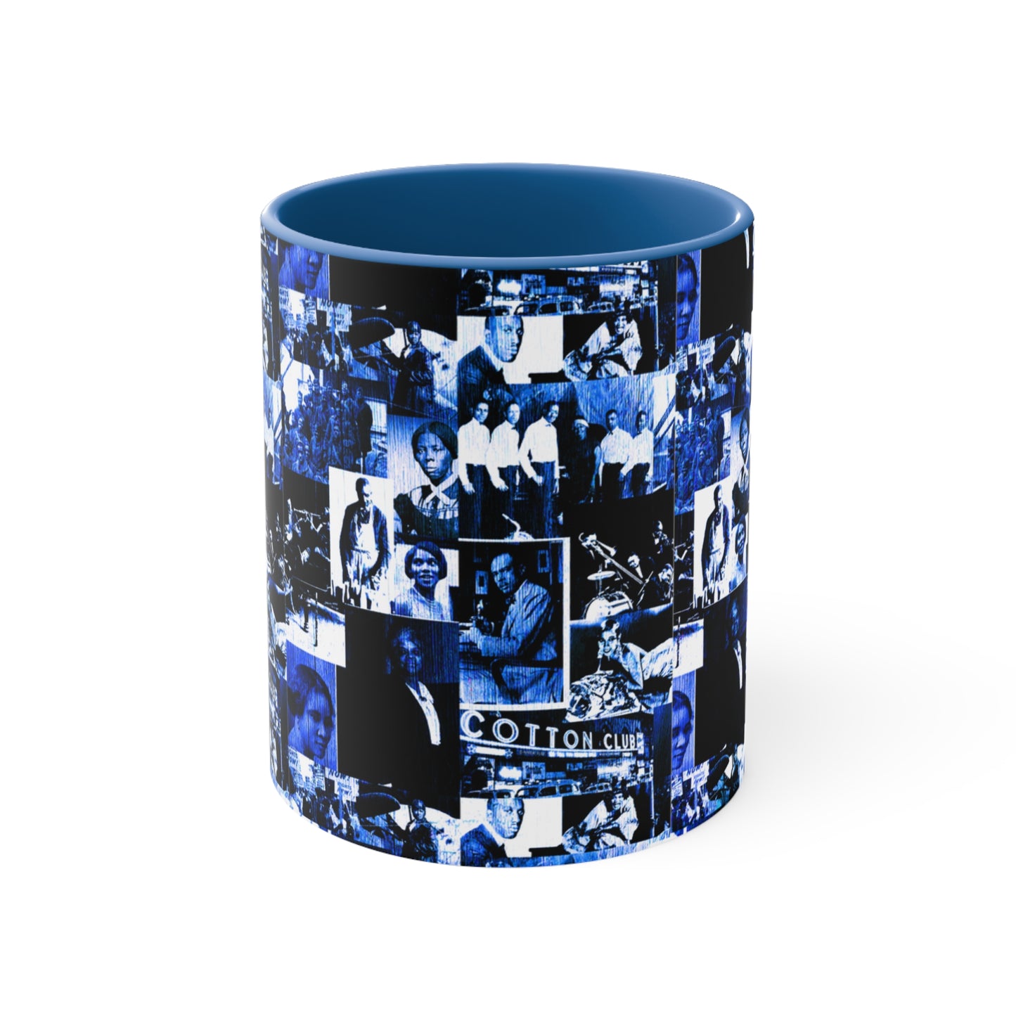 Black History 1920's Greatness (Blue) (Accent Mug) |Coffee & Tea Mug | Full Print| 11 Oz.