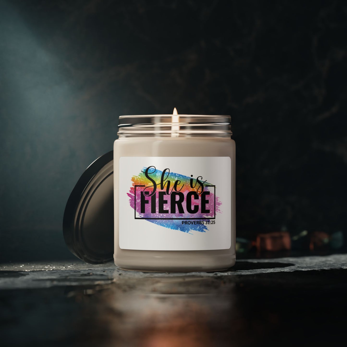 She Is Fierce | Candle | (White Label) | 9 Oz