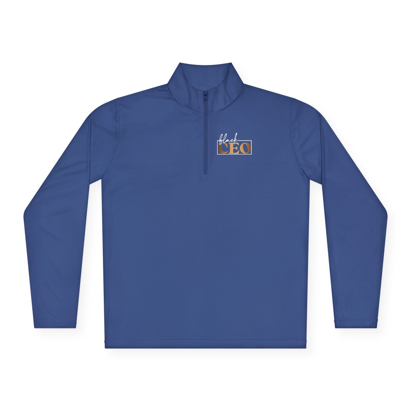 Black CEO |Quarter Zip Pullover| 2-Sided Print