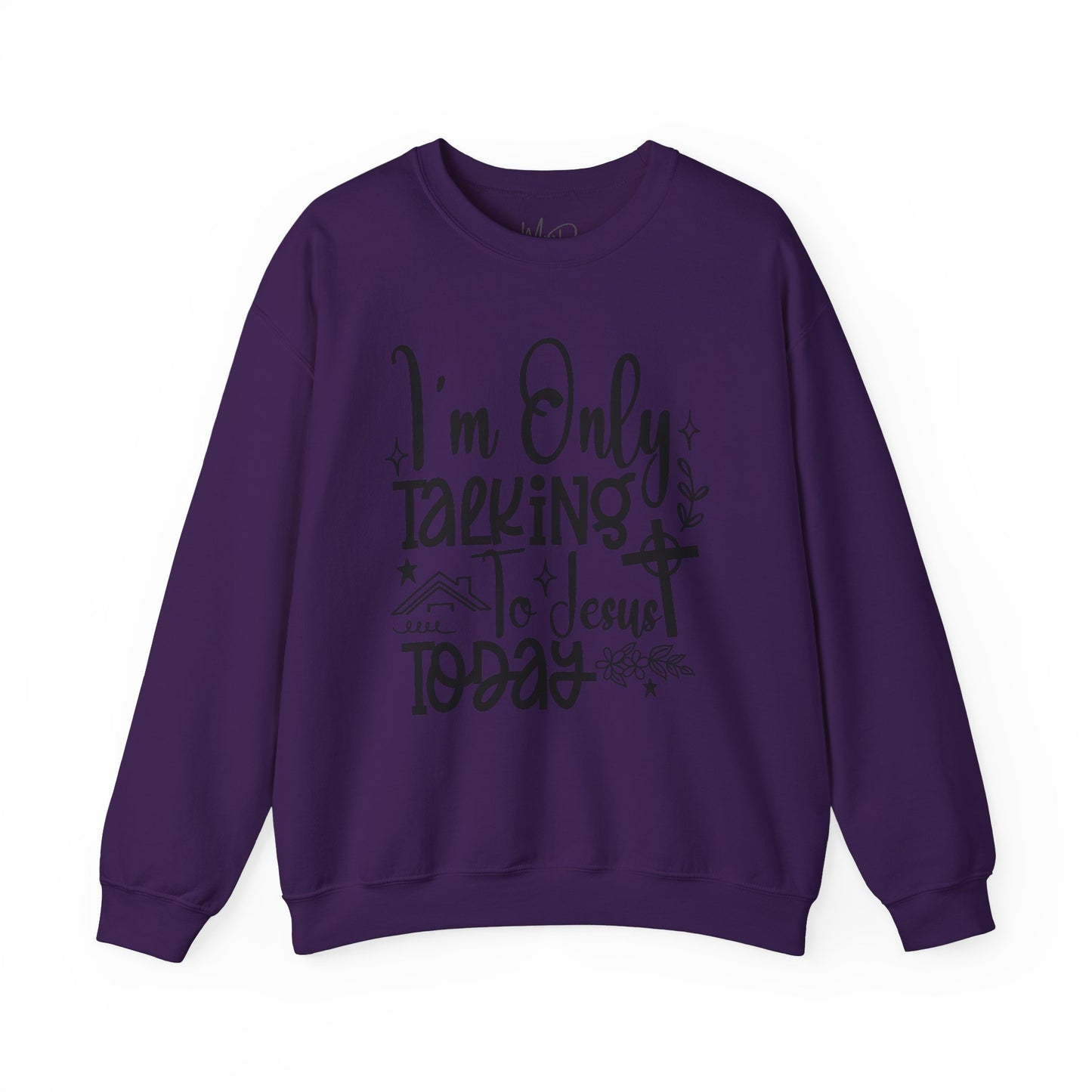 I Am Only Speaking To Jesus Today | Sweatshirt