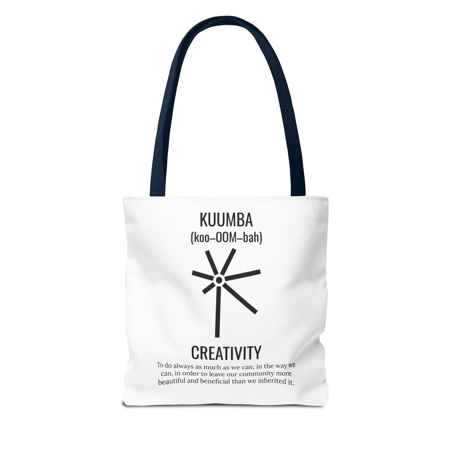 Kuumba (Day 6) | Creativity | Tote Bag | White
