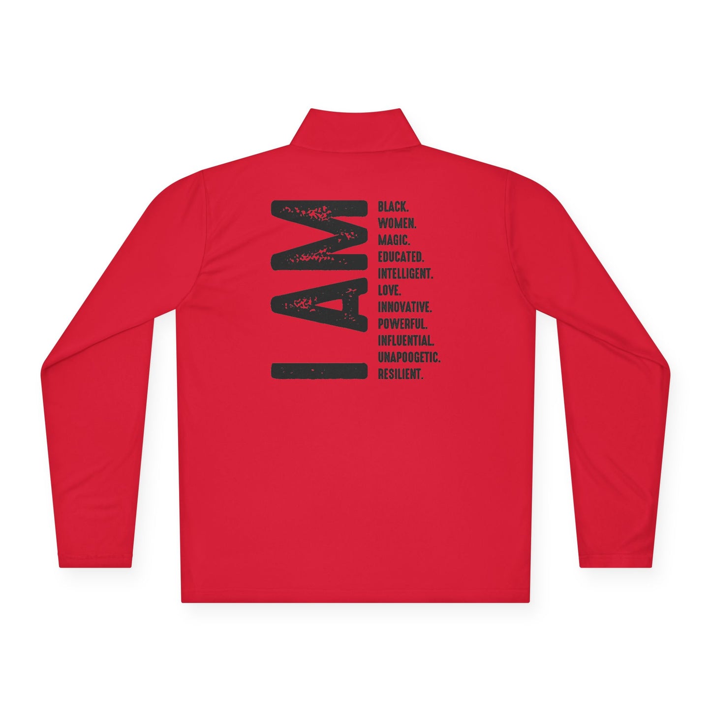 I’m Am | Version 3-SB-1| Quarter Zip Pullover| 2-Sided Print