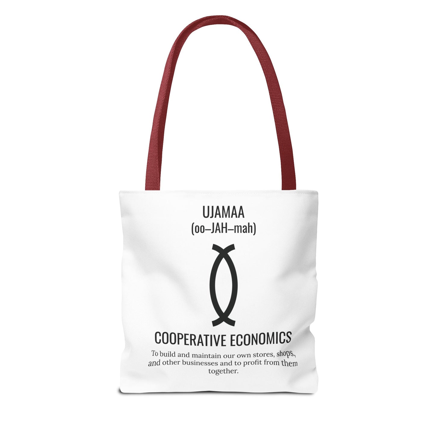 Ujamaa (Day 4) |Cooperative Economics | Tote Bag | White