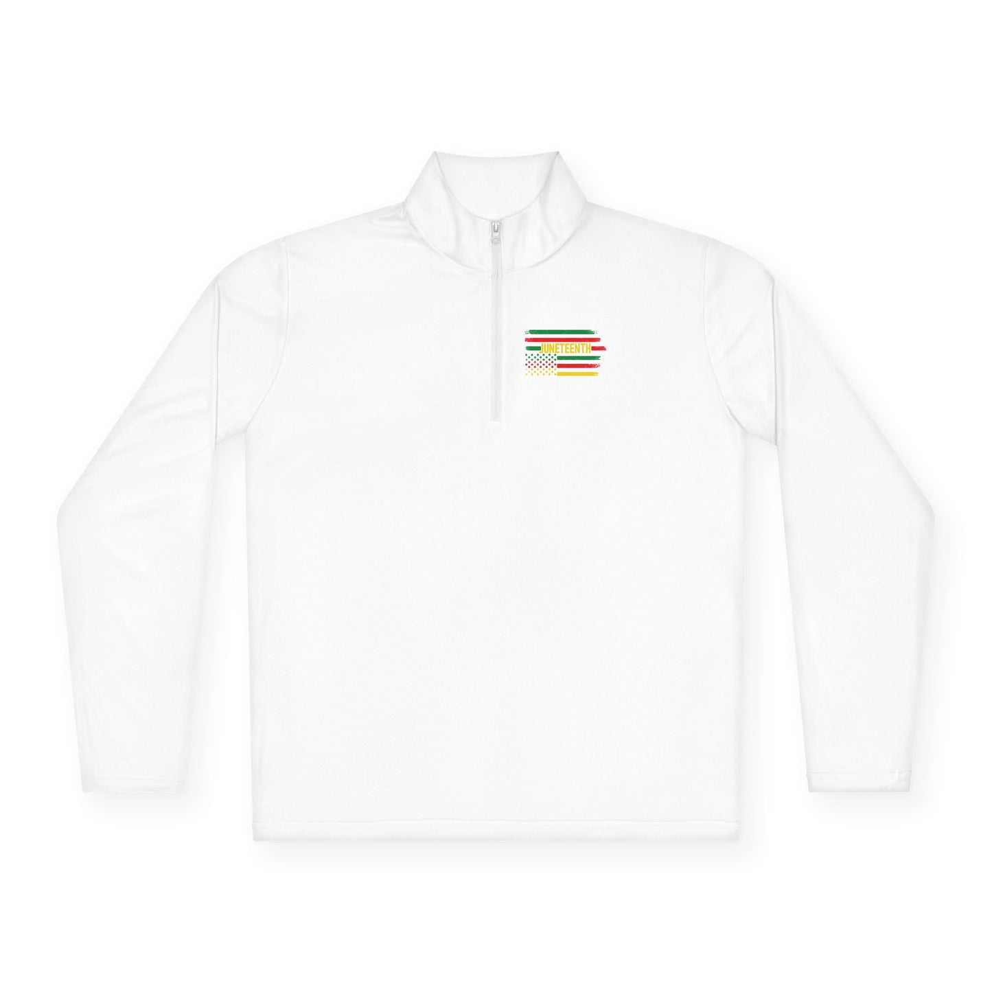 Juneteenth Flag | Quarter Zip Pullover| 2-Sided Print