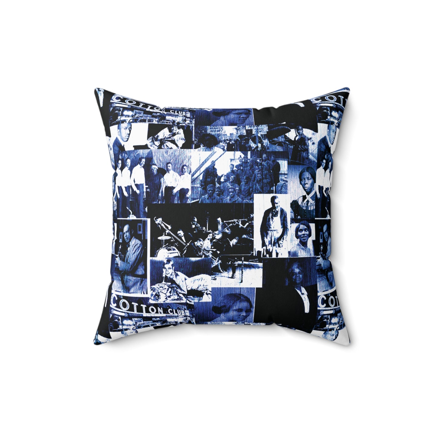 Black History 1920's Greatness | Square Pillow |Blue
