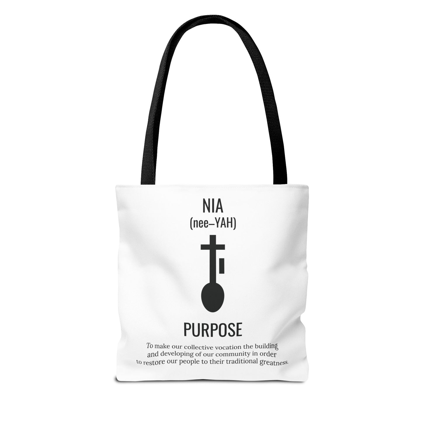 Nia (Day 5) | Purpose | Tote Bag | White