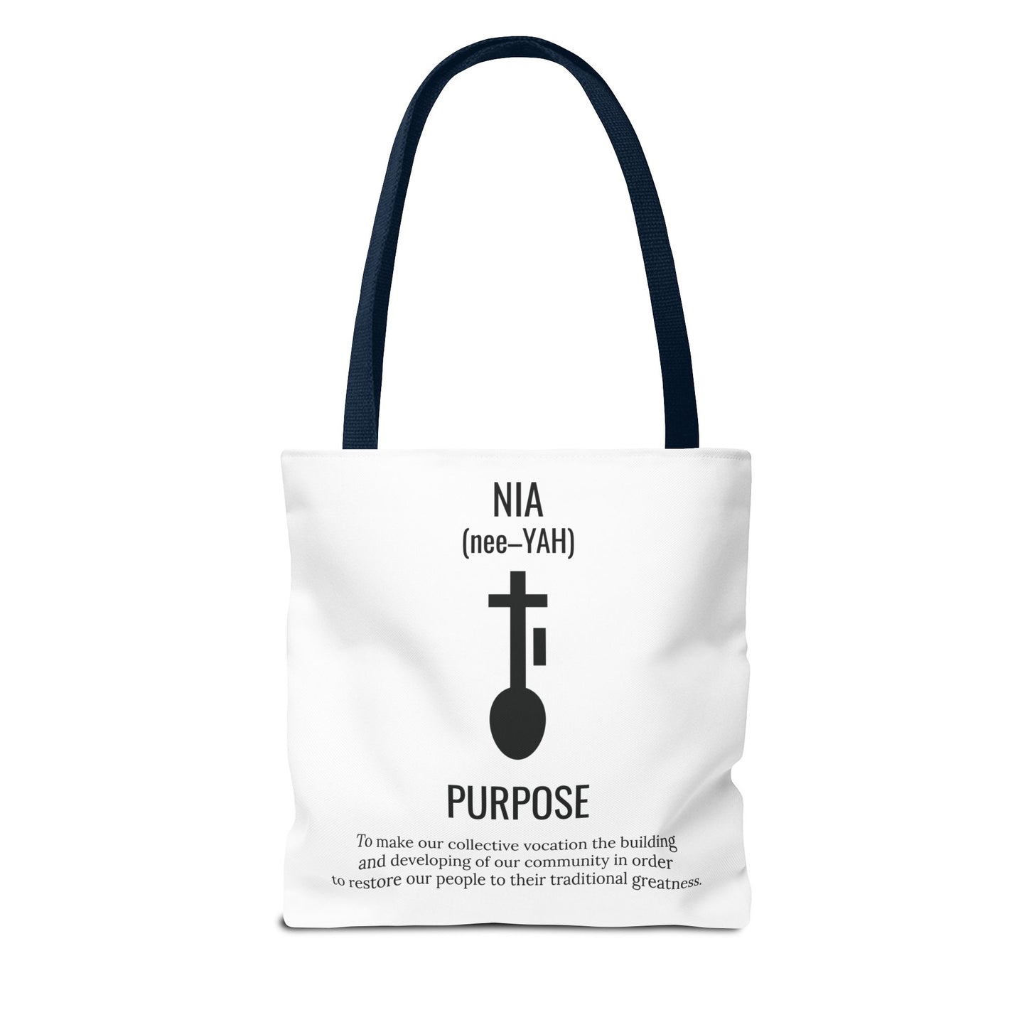 Nia (Day 5) | Purpose | Tote Bag | White
