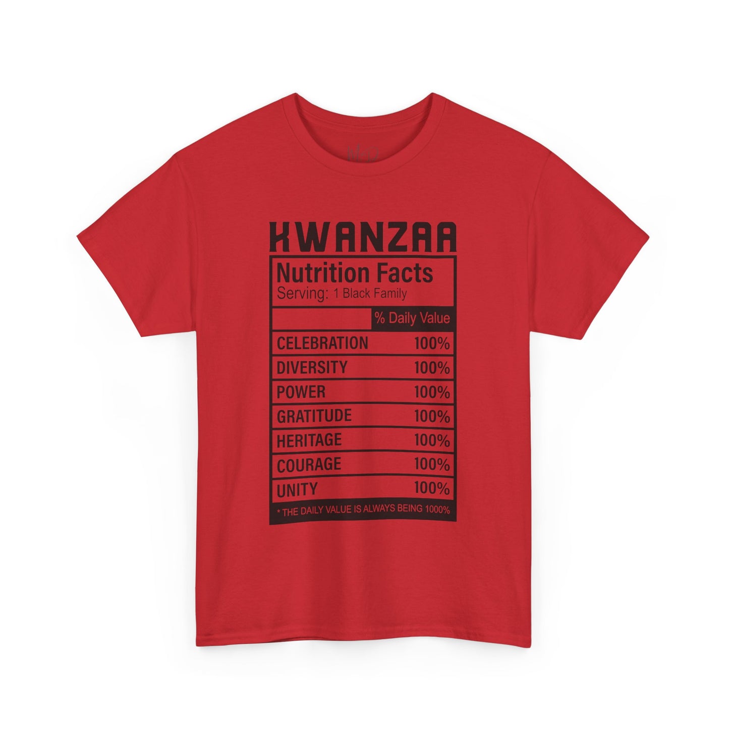 Kwanza Nutritional Facts | T-Shirt