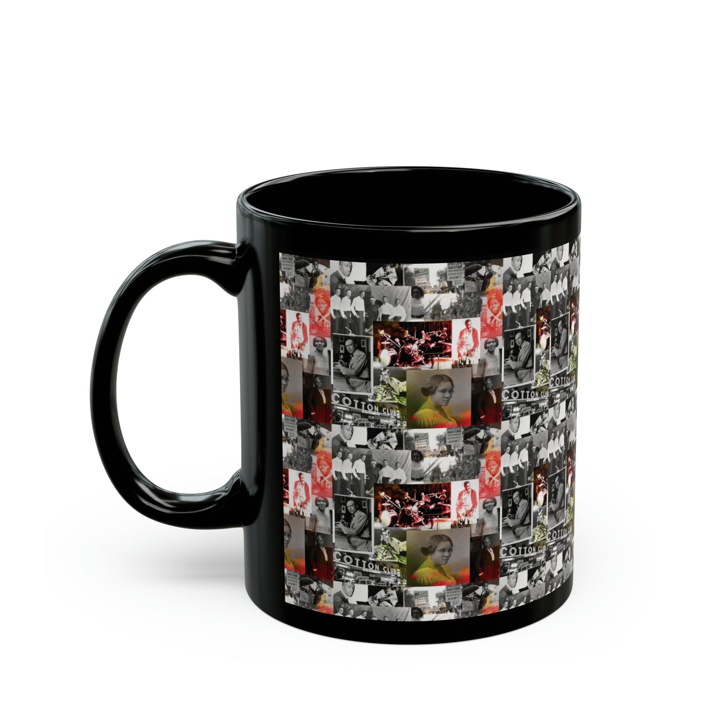 Black History 1920's Greatness (Red) (Black Version) |Coffee & Tea Mug | Full Print| 11 Oz.