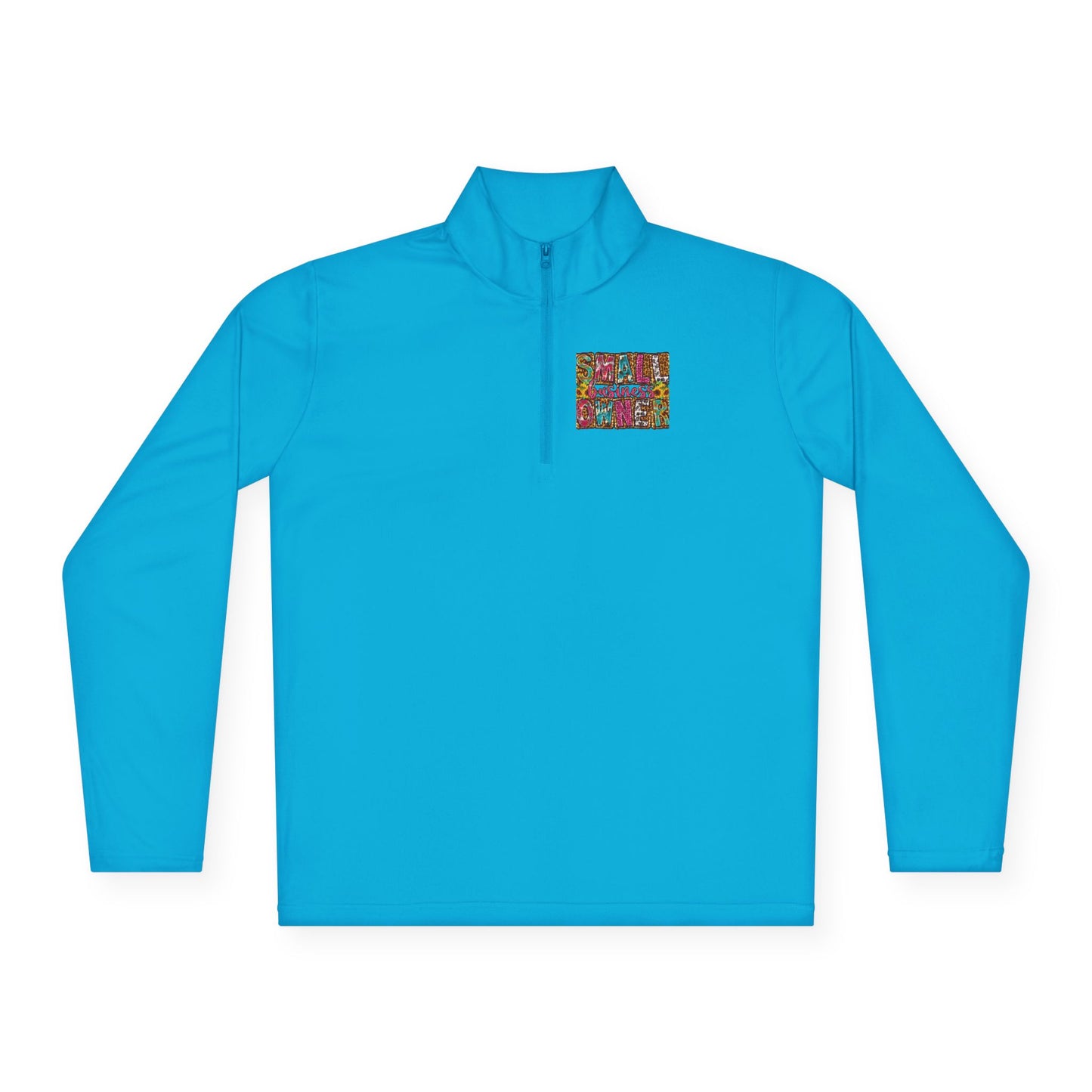 Small Business Owner | Quarter Zip Pullover| Version 2| 2-Sided Print