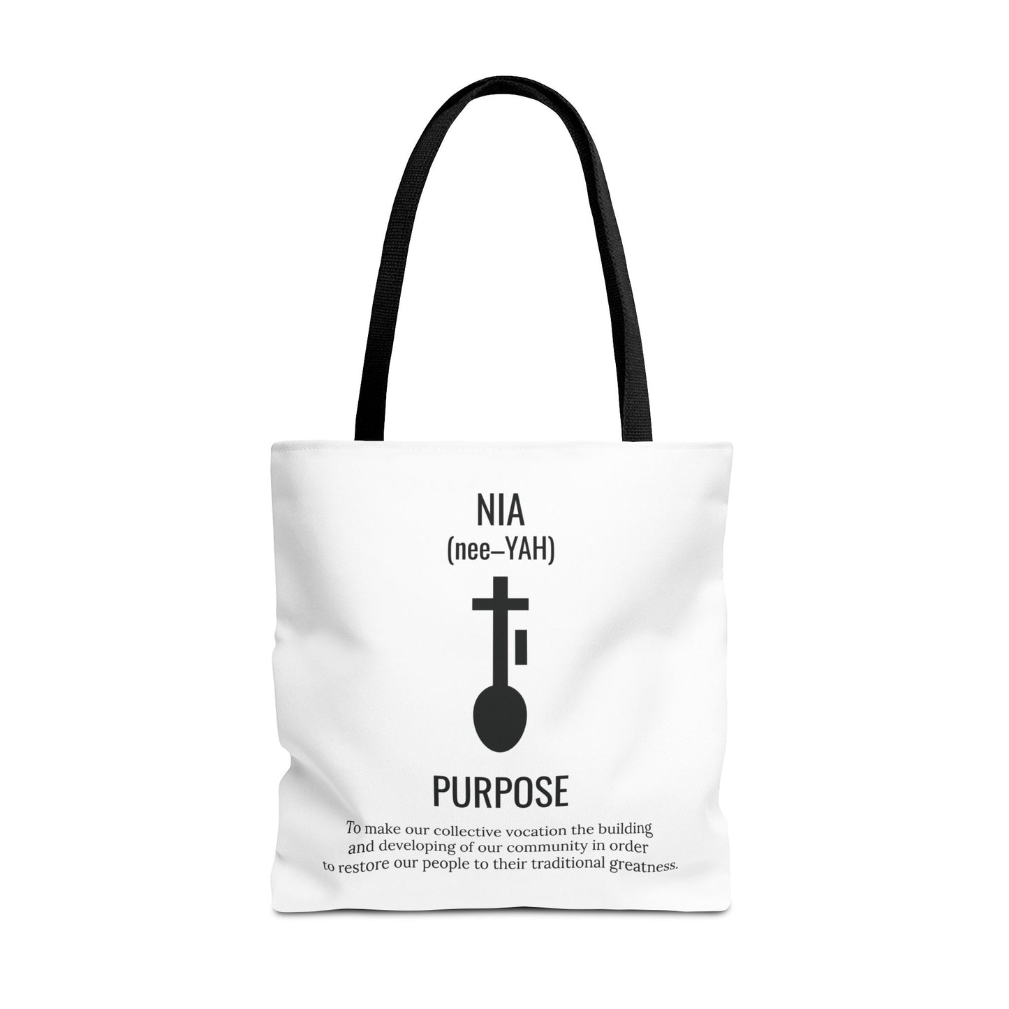 Nia (Day 5) | Purpose | Tote Bag | White