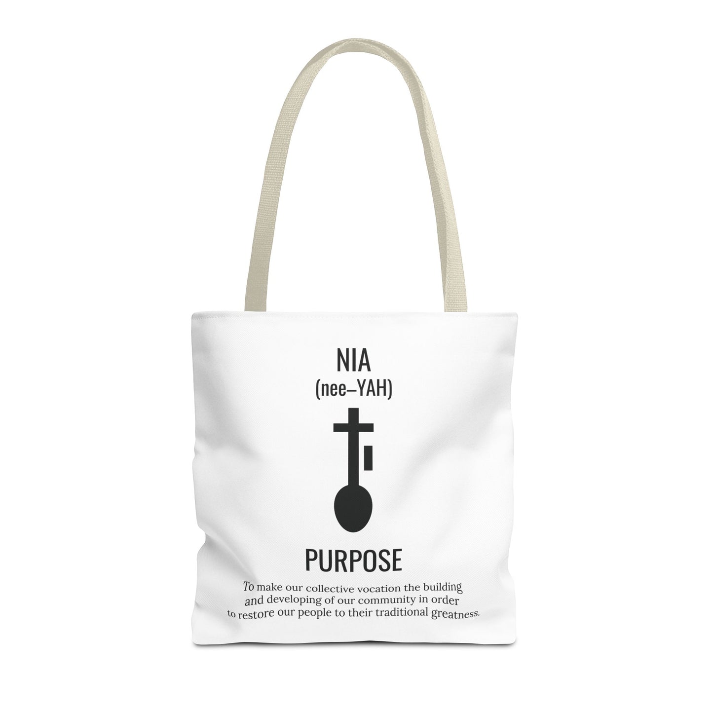 Nia (Day 5) | Purpose | Tote Bag | White