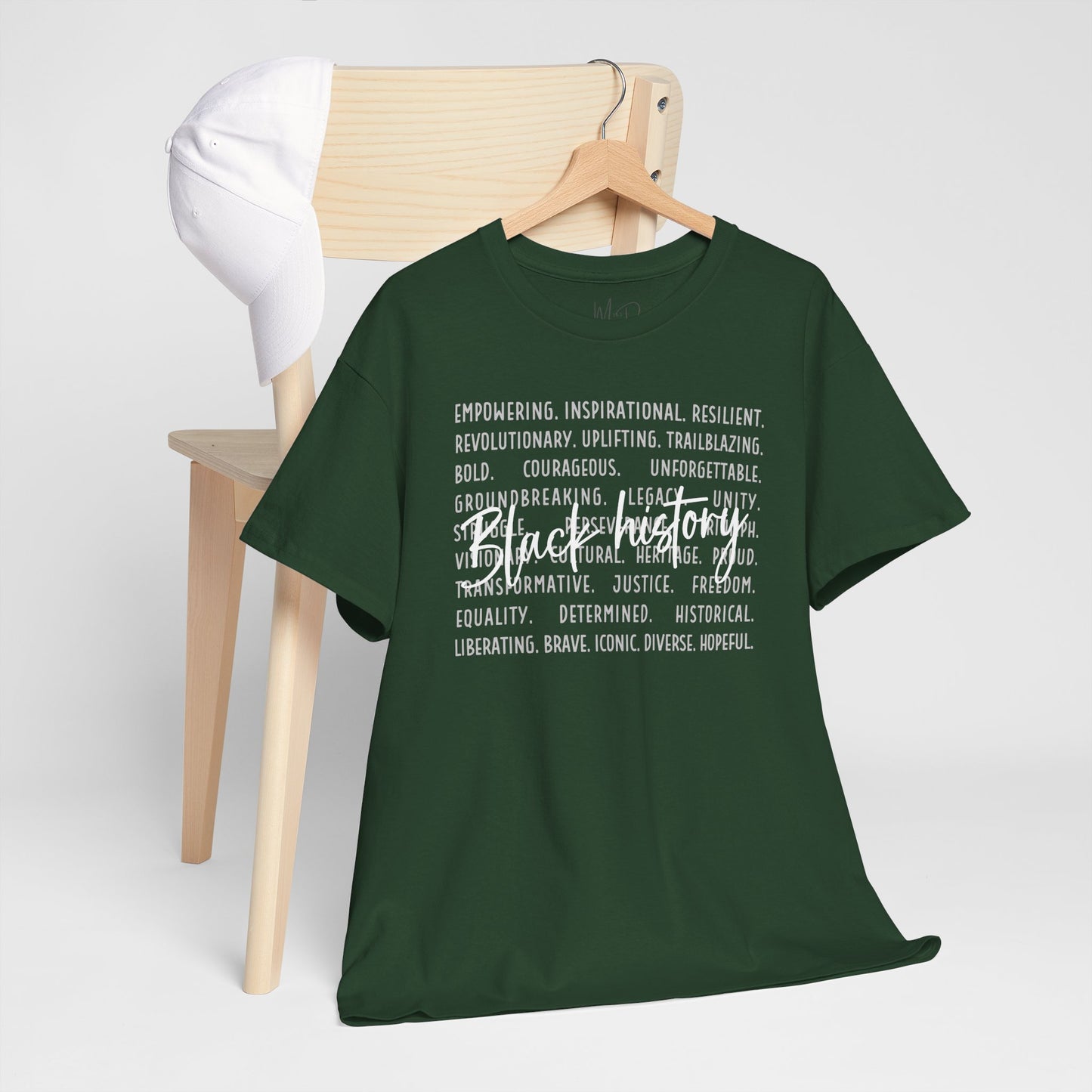 Black History - Empowerment | White Font | T-Shirt