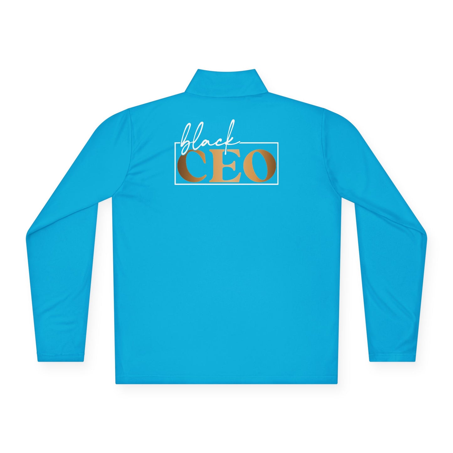 Black CEO |Quarter Zip Pullover| 1-Sided Print