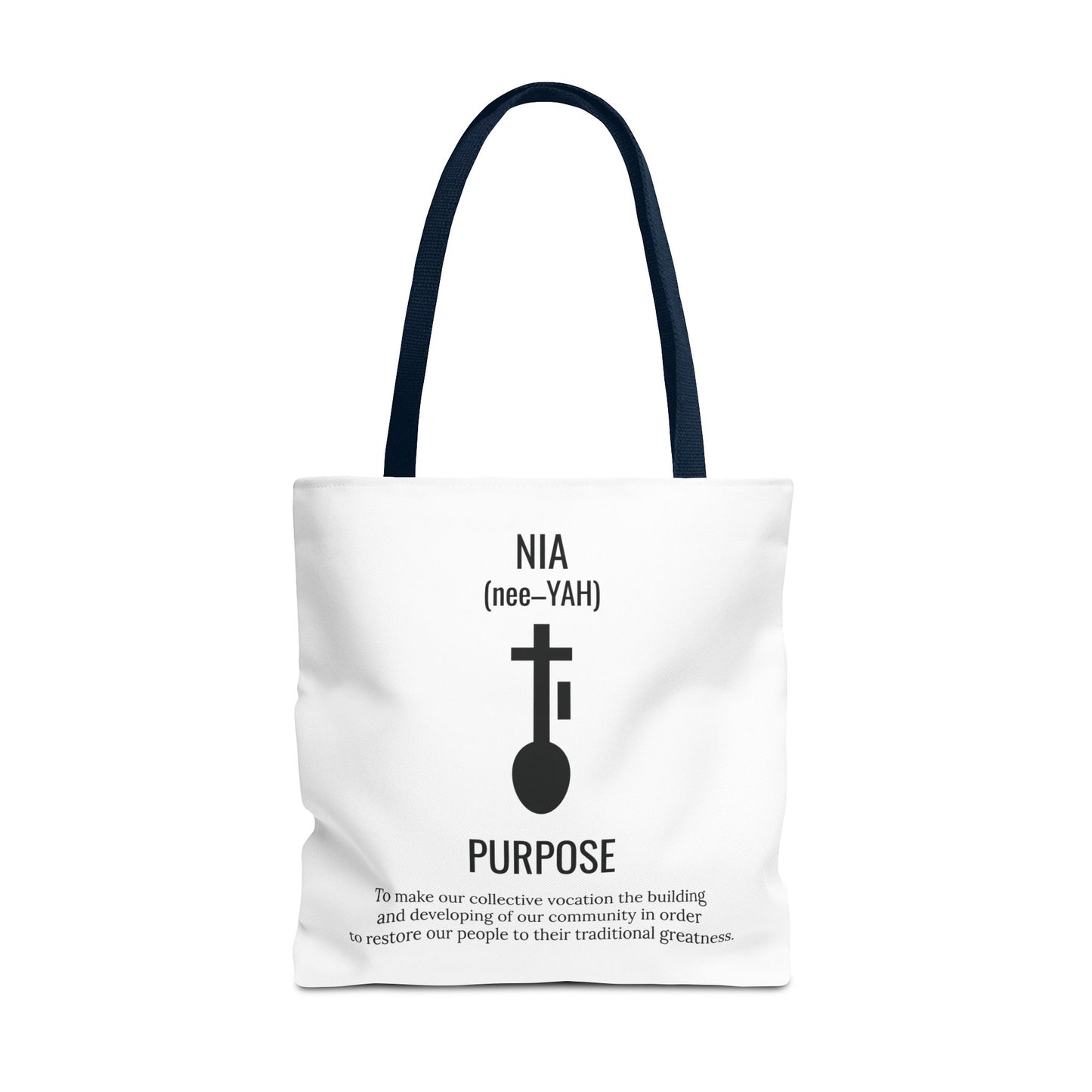 Nia (Day 5) | Purpose | Tote Bag | White