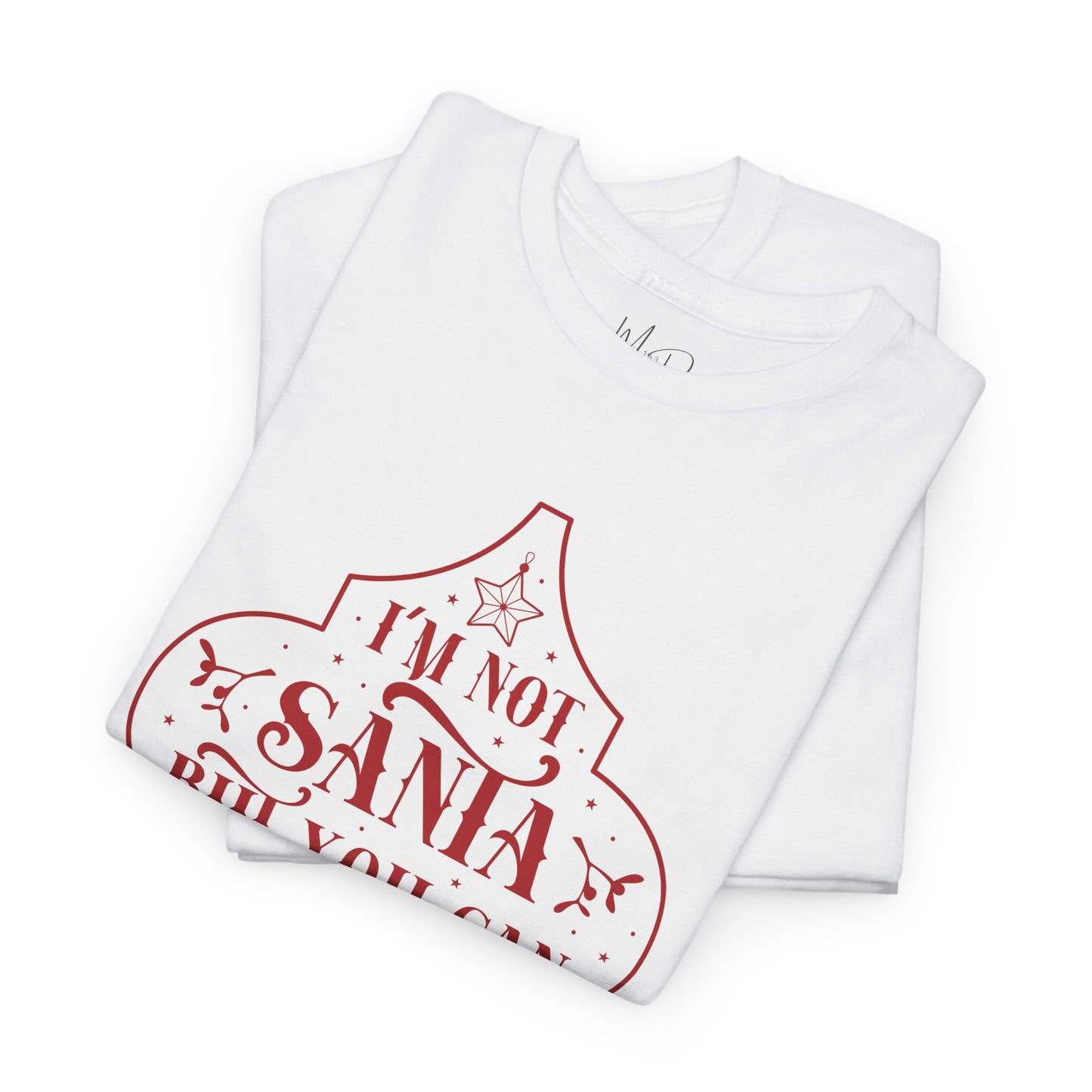 I’m Not Santa, But You Can Sit on My Lap | T-Shirt | Red Print
