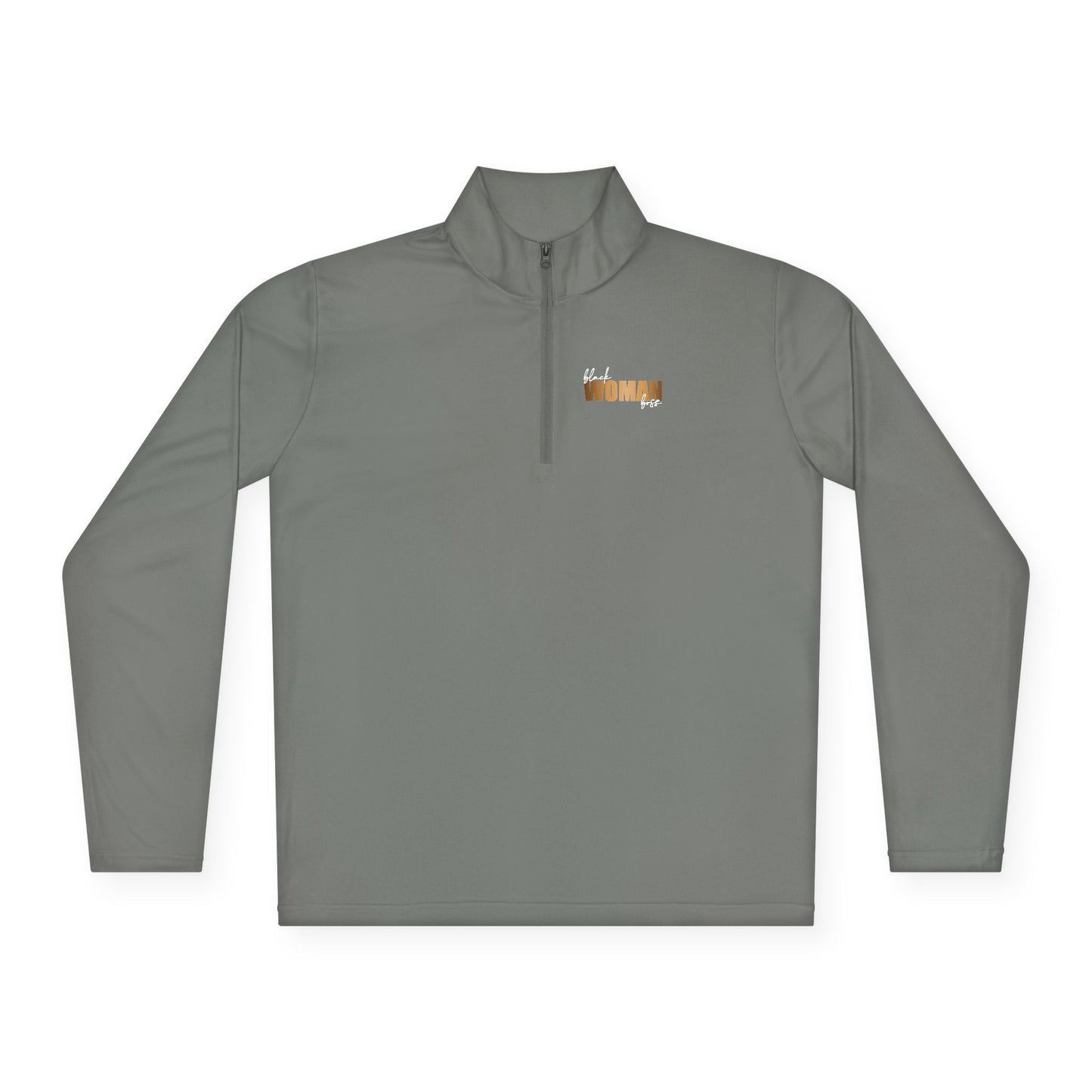 Black Women Boss |Quarter Zip Pullover| 2-Sided Print