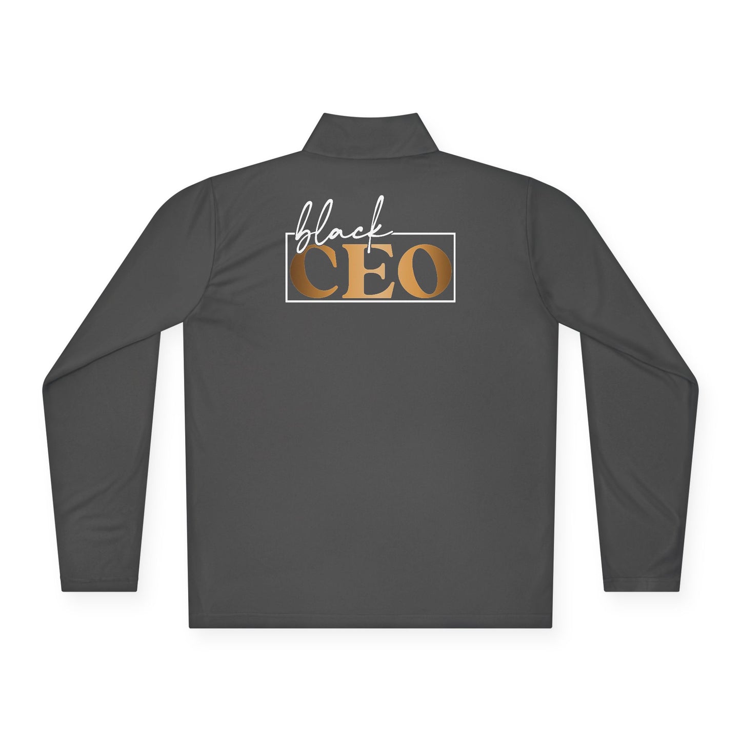 Black CEO |Quarter Zip Pullover| 1-Sided Print