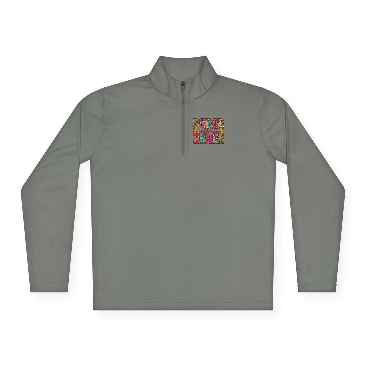 Small Business Owner | Quarter Zip Pullover| Version 2| 2-Sided Print
