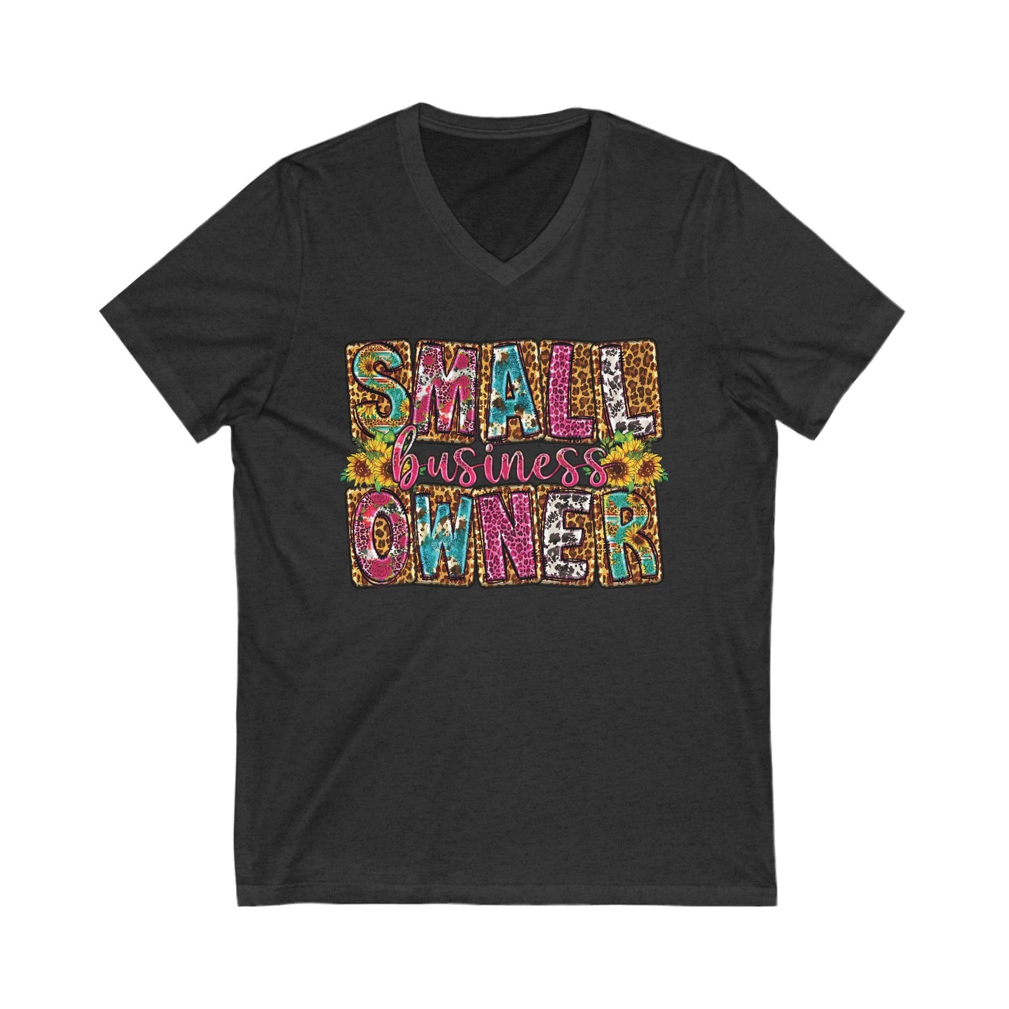 Small Business Owner | Version 2| Short Sleeve V-Neck Tee (Unisex)