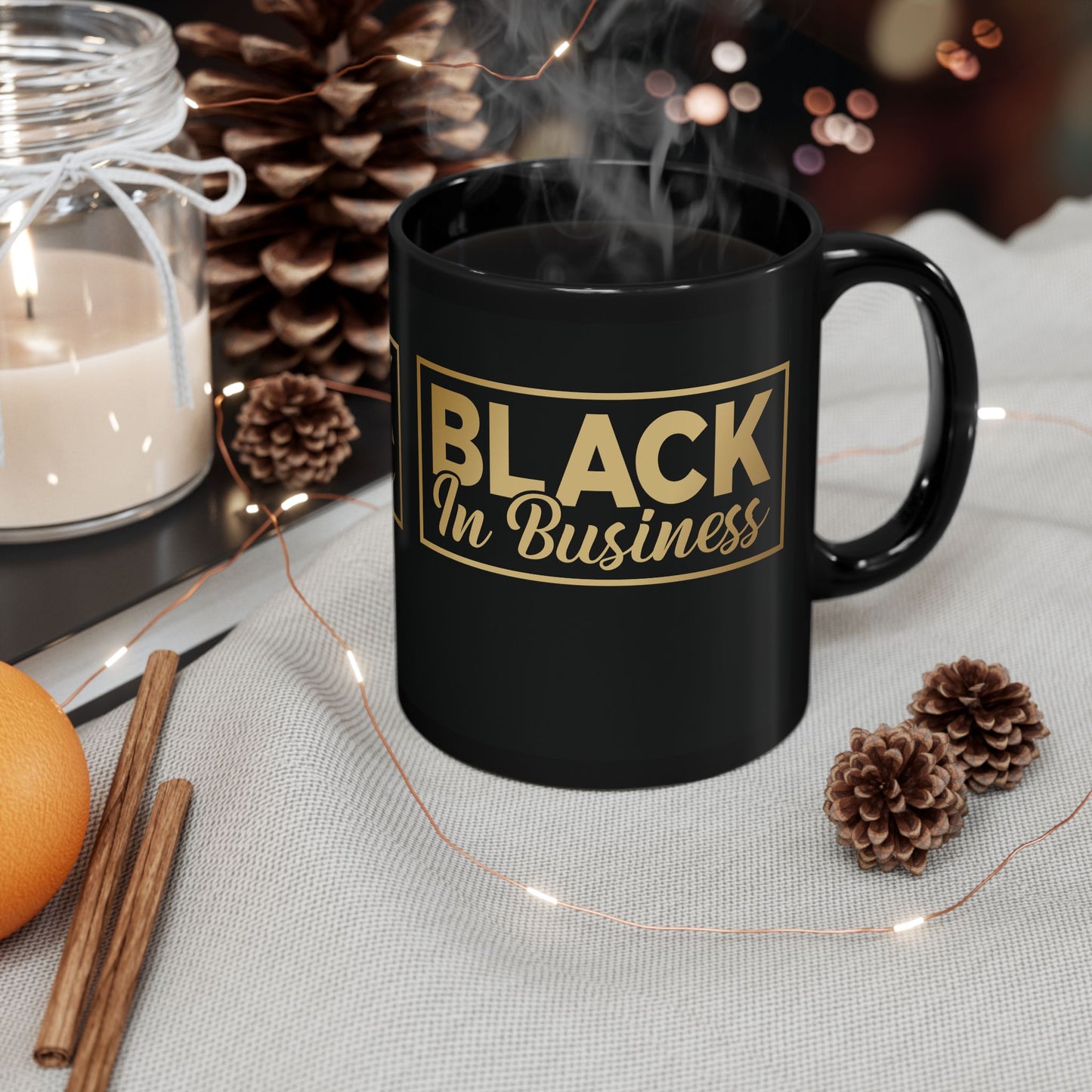 Black In Business| 11oz or 15 oz Mug| Black