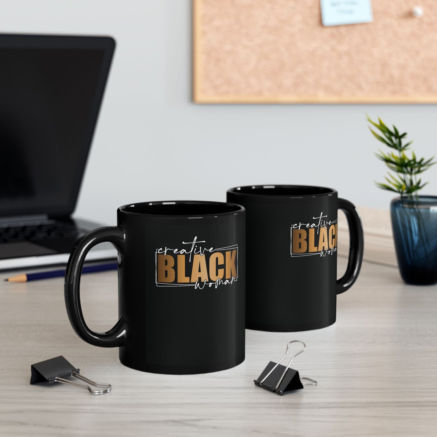 Creative Black Women | 11oz or 15 oz Mug| Black