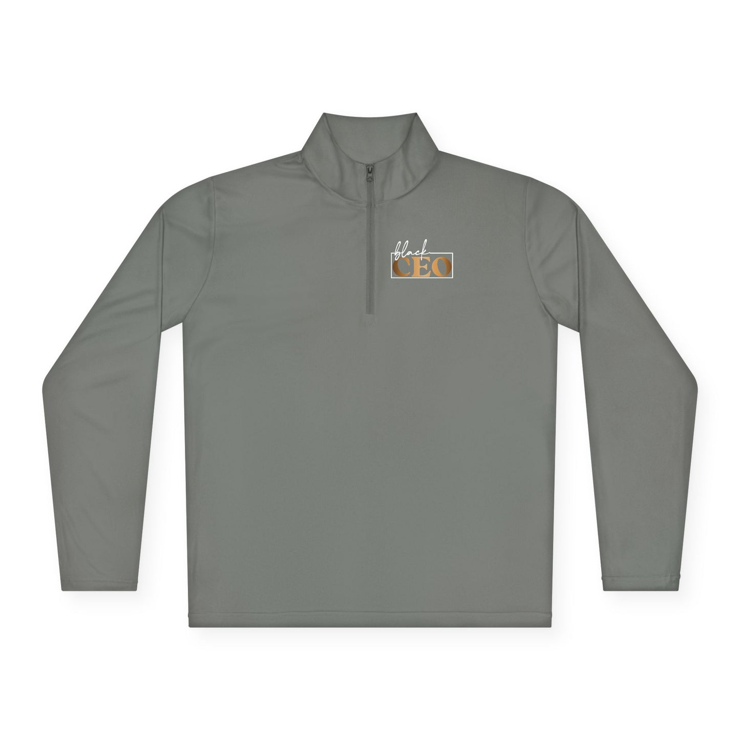 Black CEO |Quarter Zip Pullover| 2-Sided Print