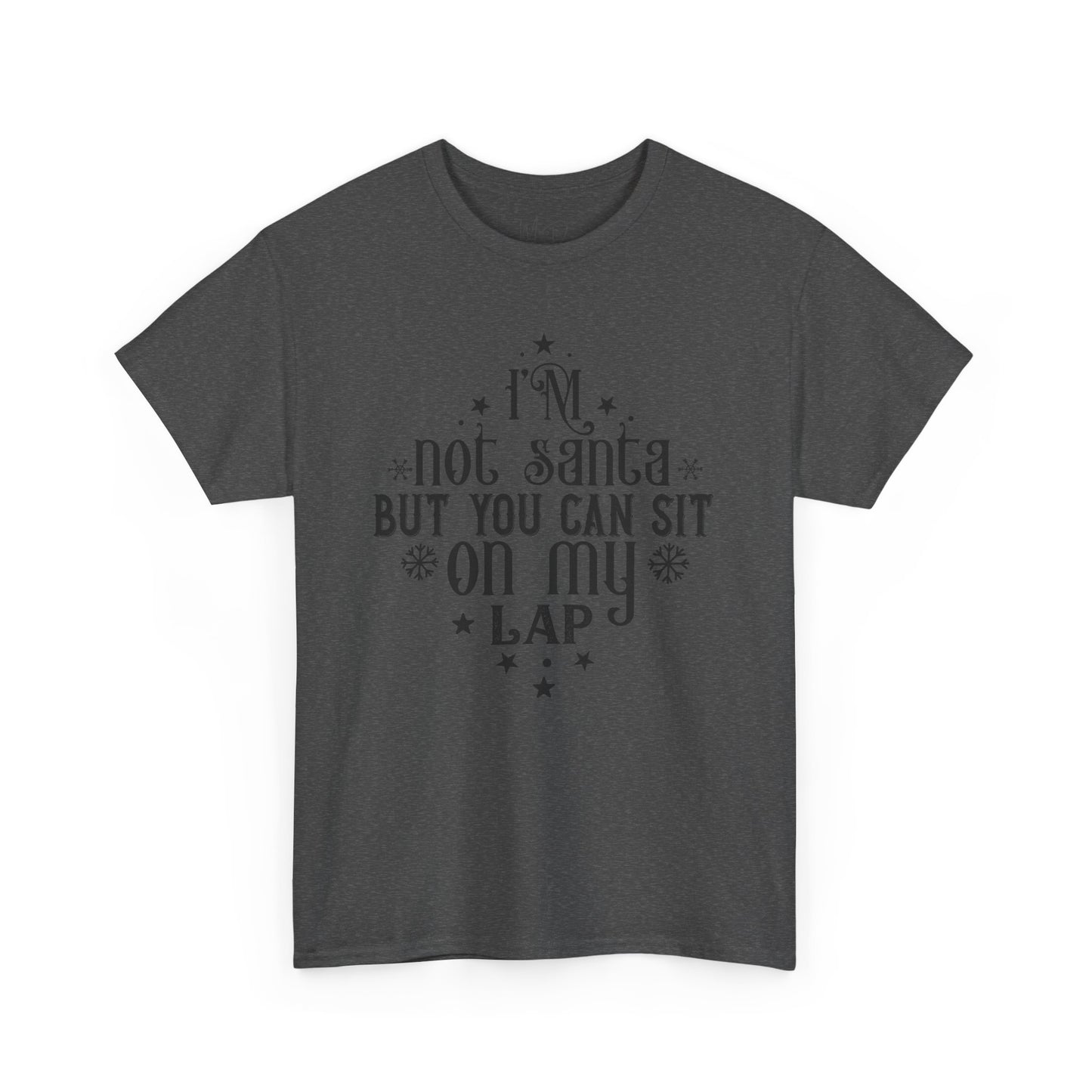 I’m Not Santa, But You Can Sit on My Lap | T-Shirt | Black Print