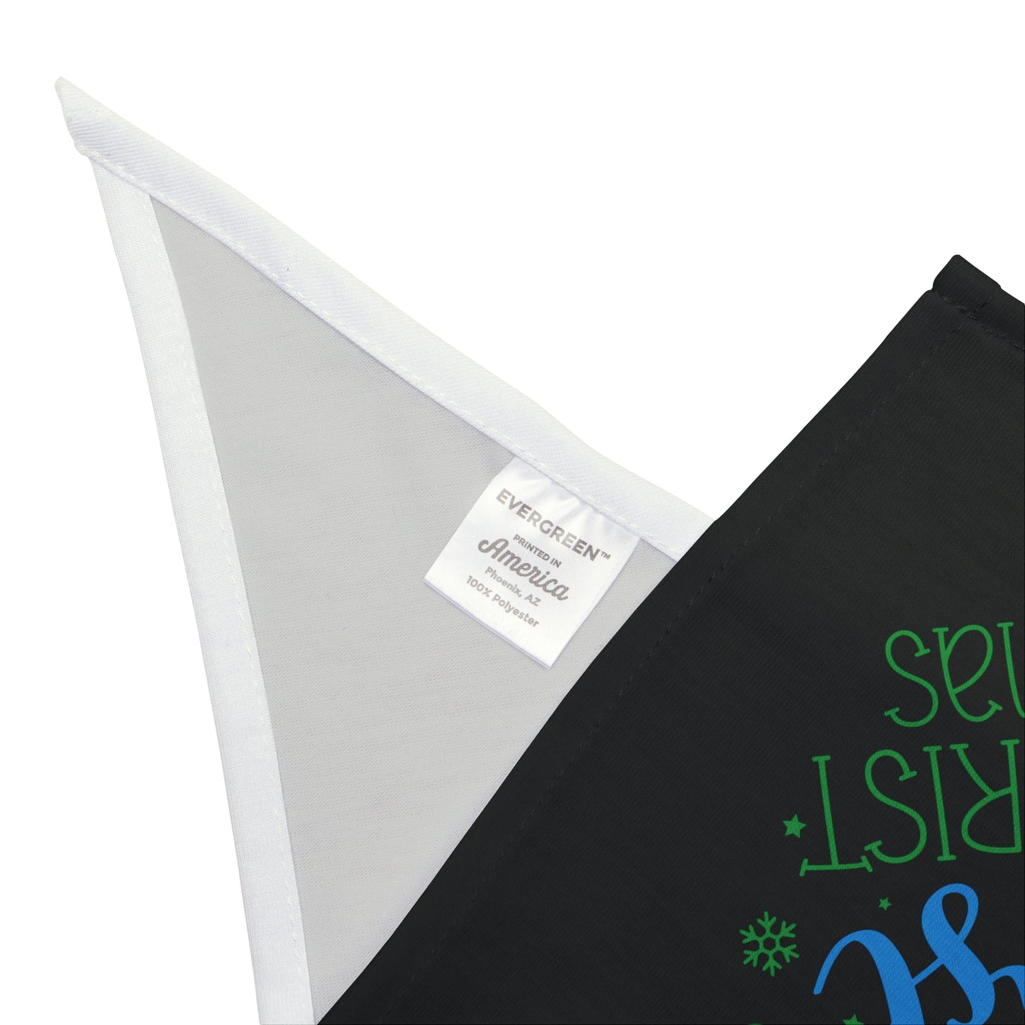 My First Christmas |Pet Bandana | Black