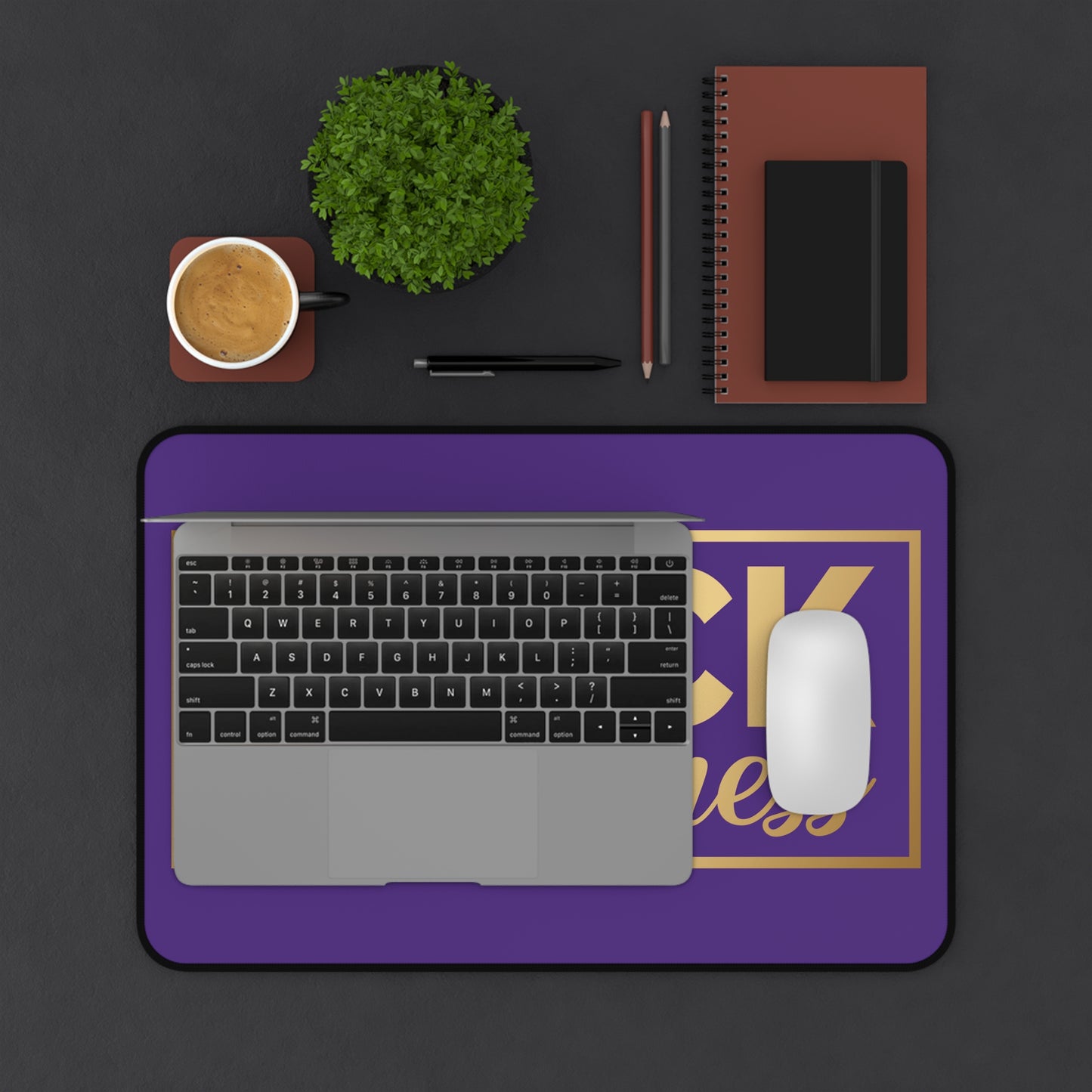 BLACK In Business | Desk Mat | Purple
