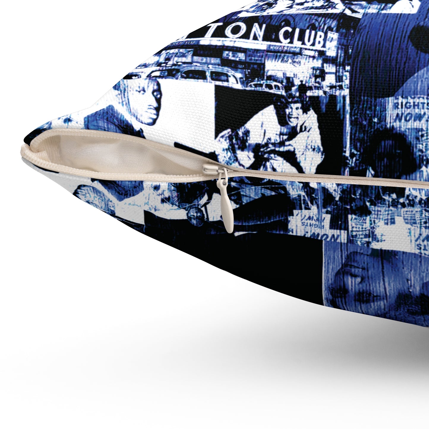 Black History 1920's Greatness | Square Pillow |Blue
