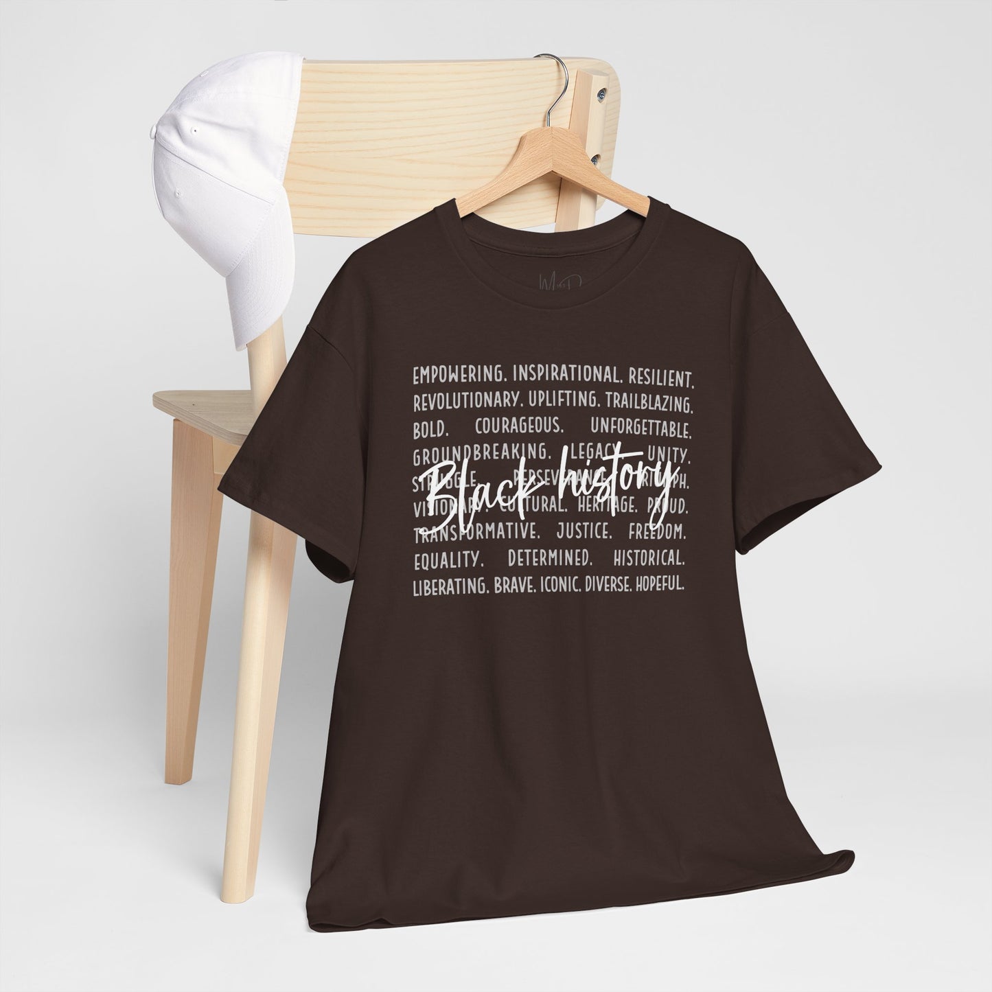 Black History - Empowerment | White Font | T-Shirt